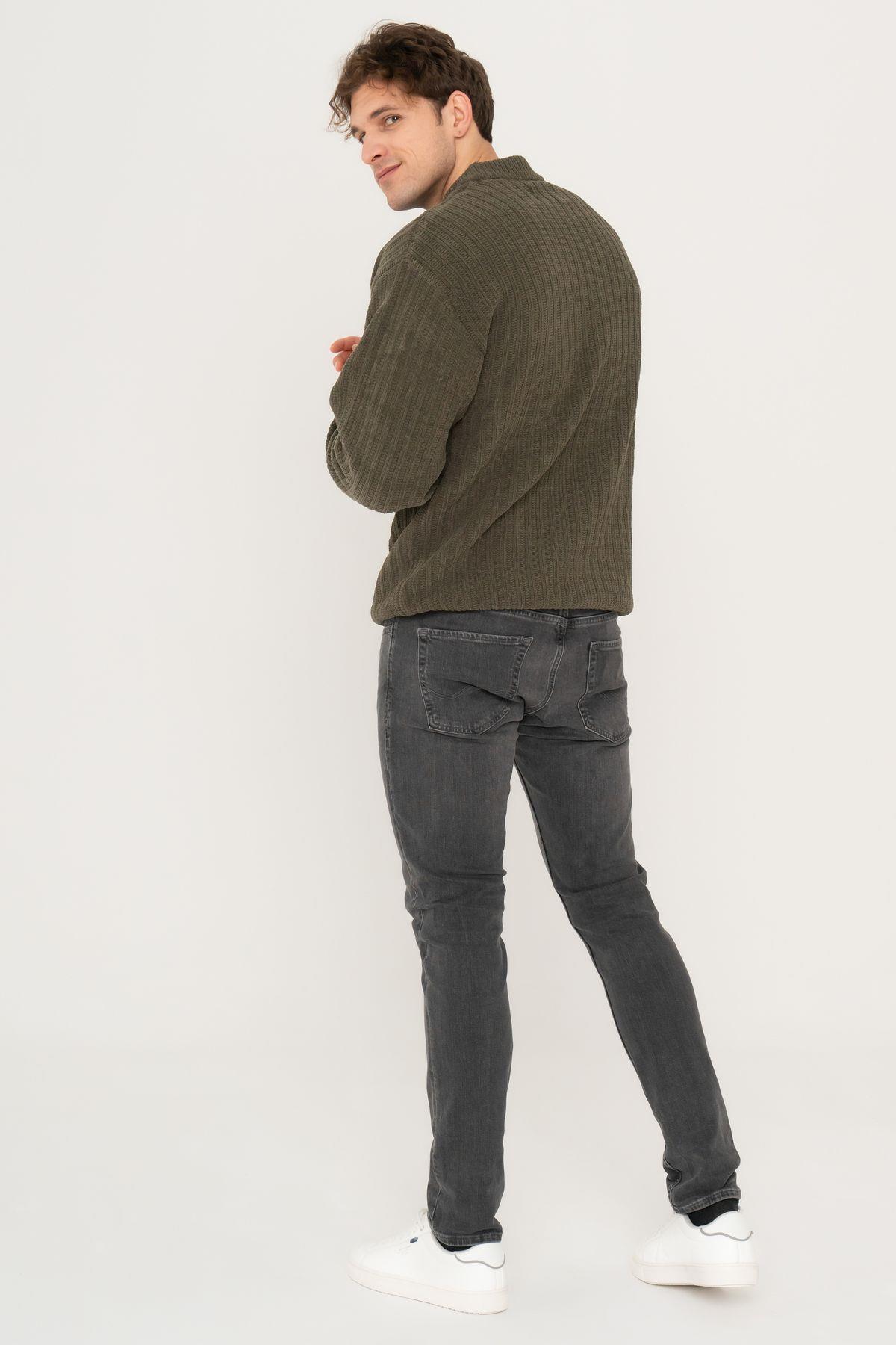 Jack & Jones Erkek Cep Detaylı Bisiklet Yaka Sweatshirt Kazak - 12242984 - Jack & Jones - 1-12242984