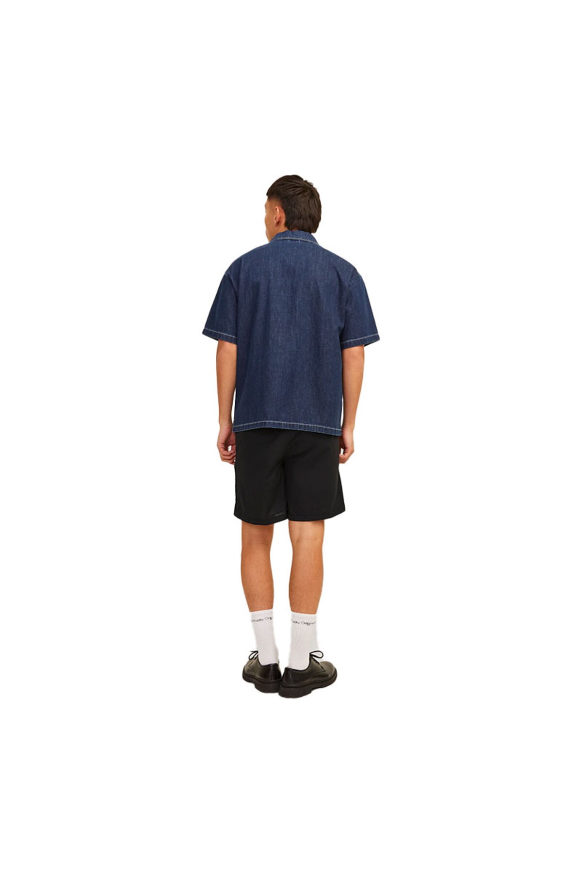 Jack & Jones Erkek Cepli Kısa Siyah Şort - 12248629 - Jack & Jones - 12248629-1