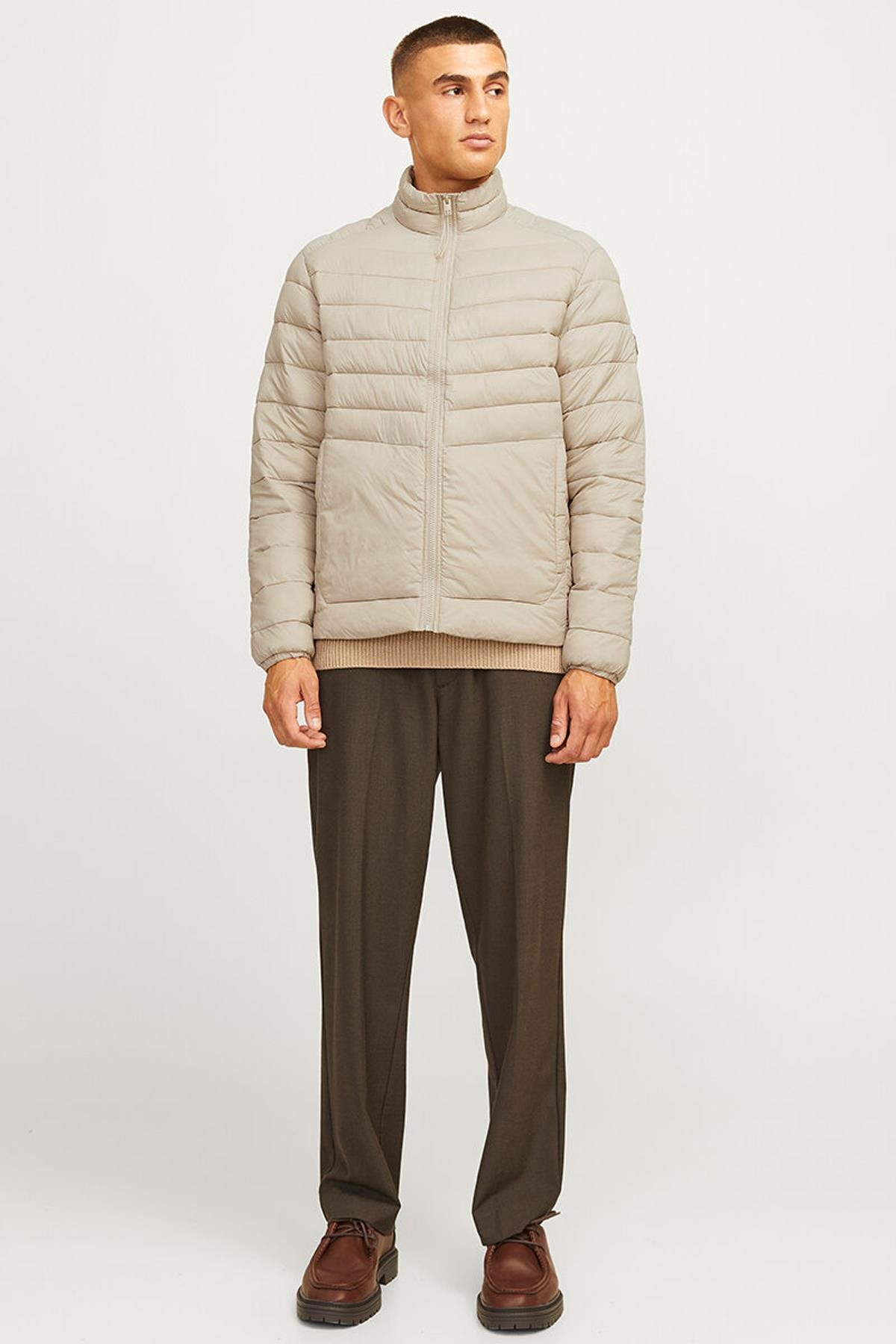 Jack & Jones Erkek Dik Yakalı Şişme Mont - 12258444 - Jack & Jones - 12258444