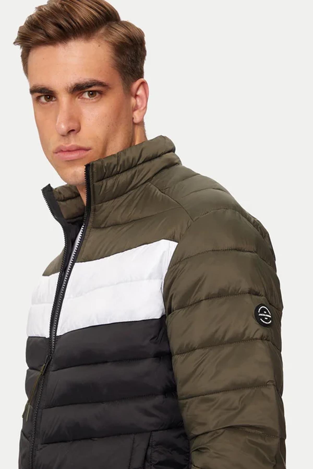 Jack & Jones Erkek Dik Yakalı Şişme Mont - 12258444 - Jack & Jones - 12258444