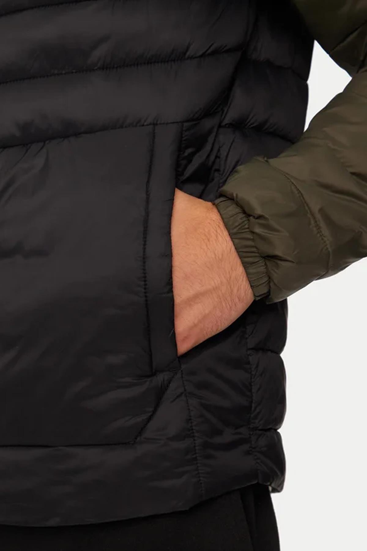 Jack & Jones Erkek Dik Yakalı Şişme Mont - 12258444 - Jack & Jones - 12258444