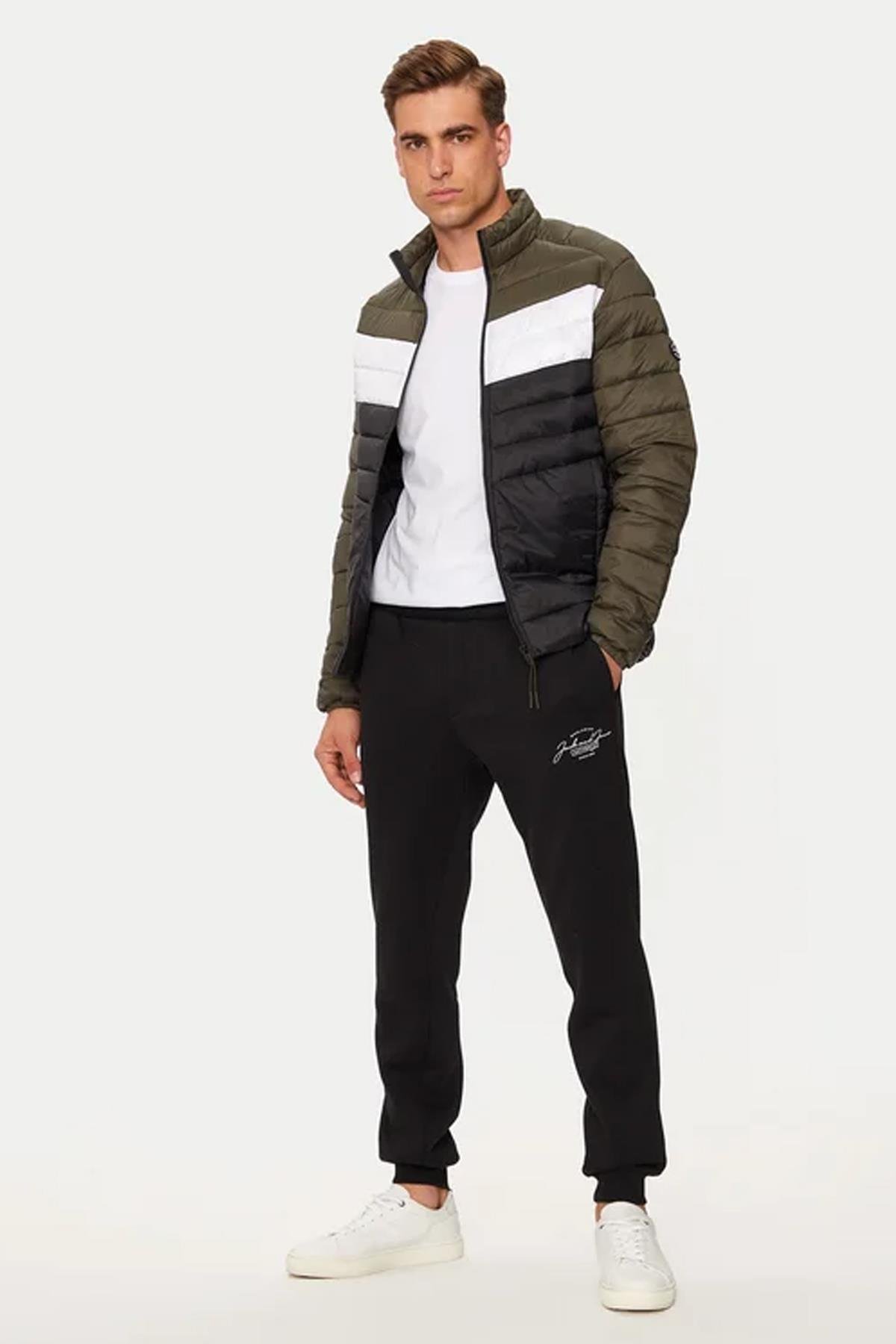 Jack & Jones Erkek Dik Yakalı Şişme Mont - 12258444 - Jack & Jones - 12258444