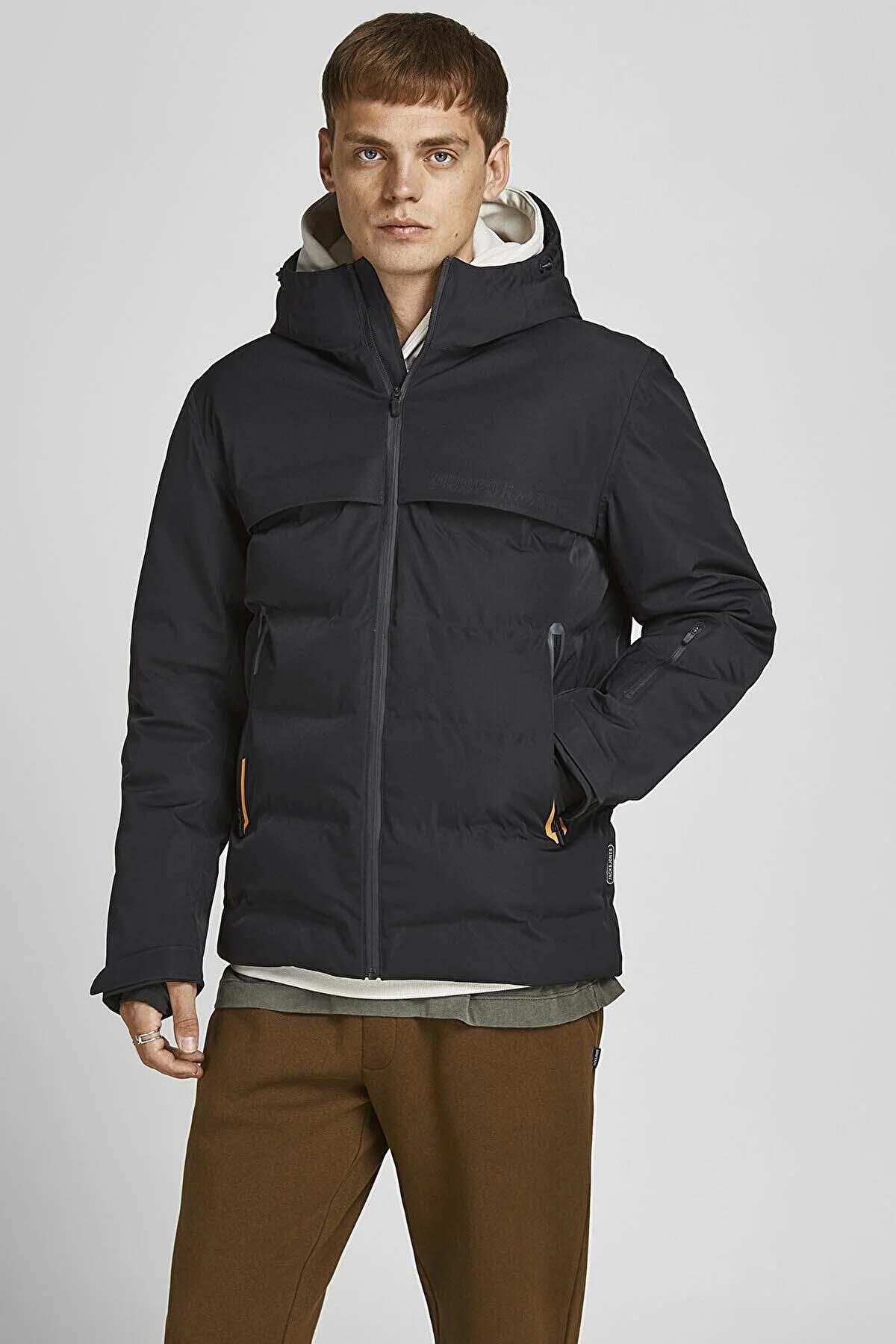 Jack & Jones Erkek Fonksiyonel Tarwin Puffer Mont 12225287 - Jack & Jones - 12225287