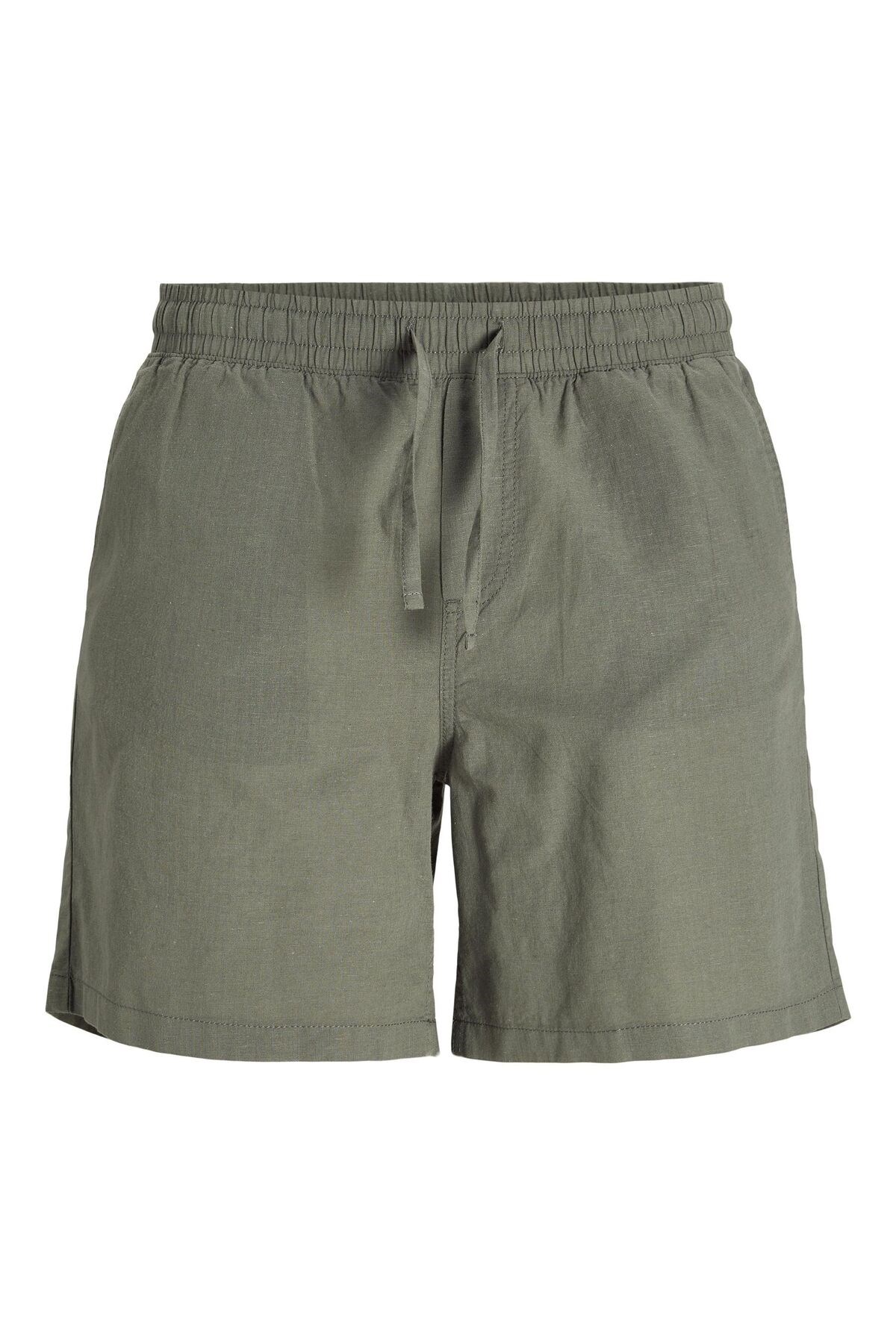 Jack & Jones Erkek  Geschnitten Haki Şort - 12248629 - Jack & Jones - 12248629