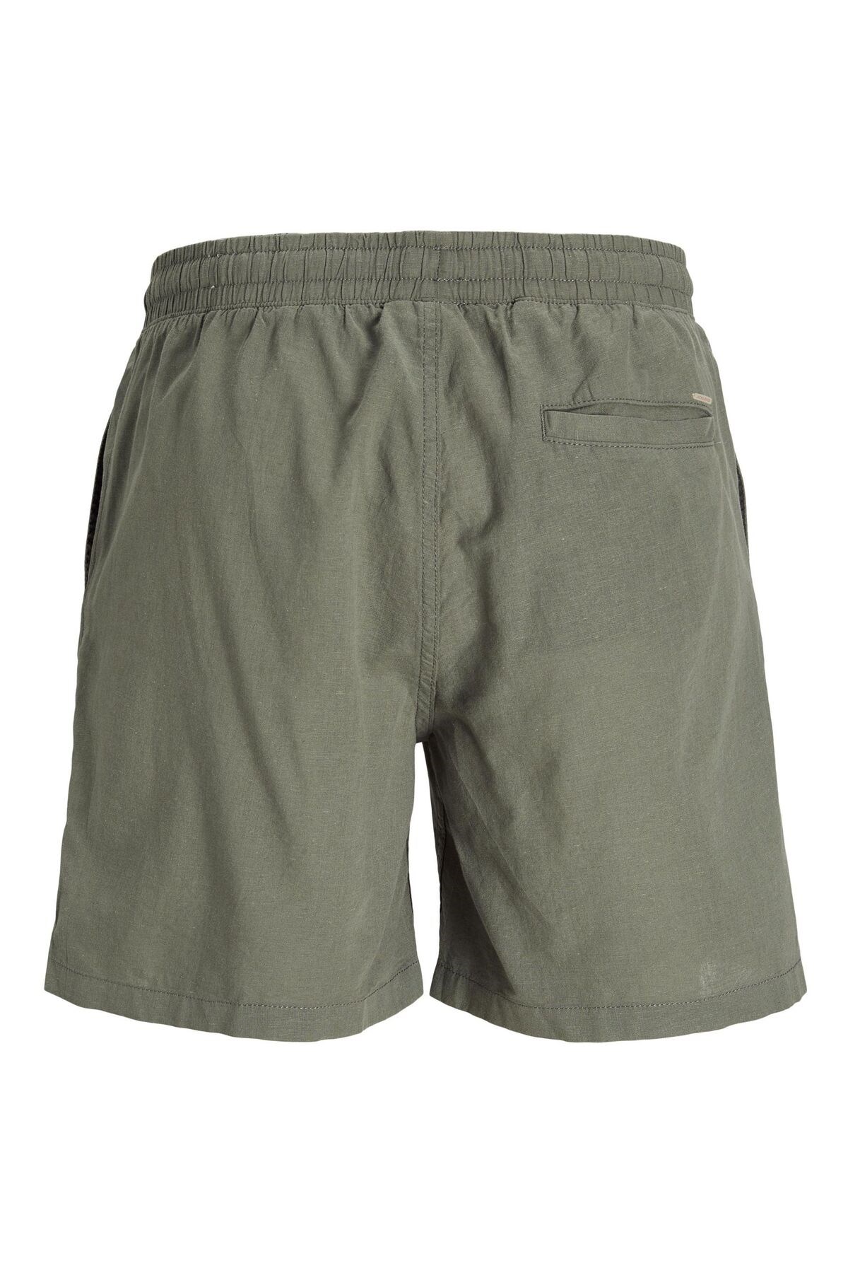 Jack & Jones Erkek  Geschnitten Haki Şort - 12248629 - Jack & Jones - 12248629