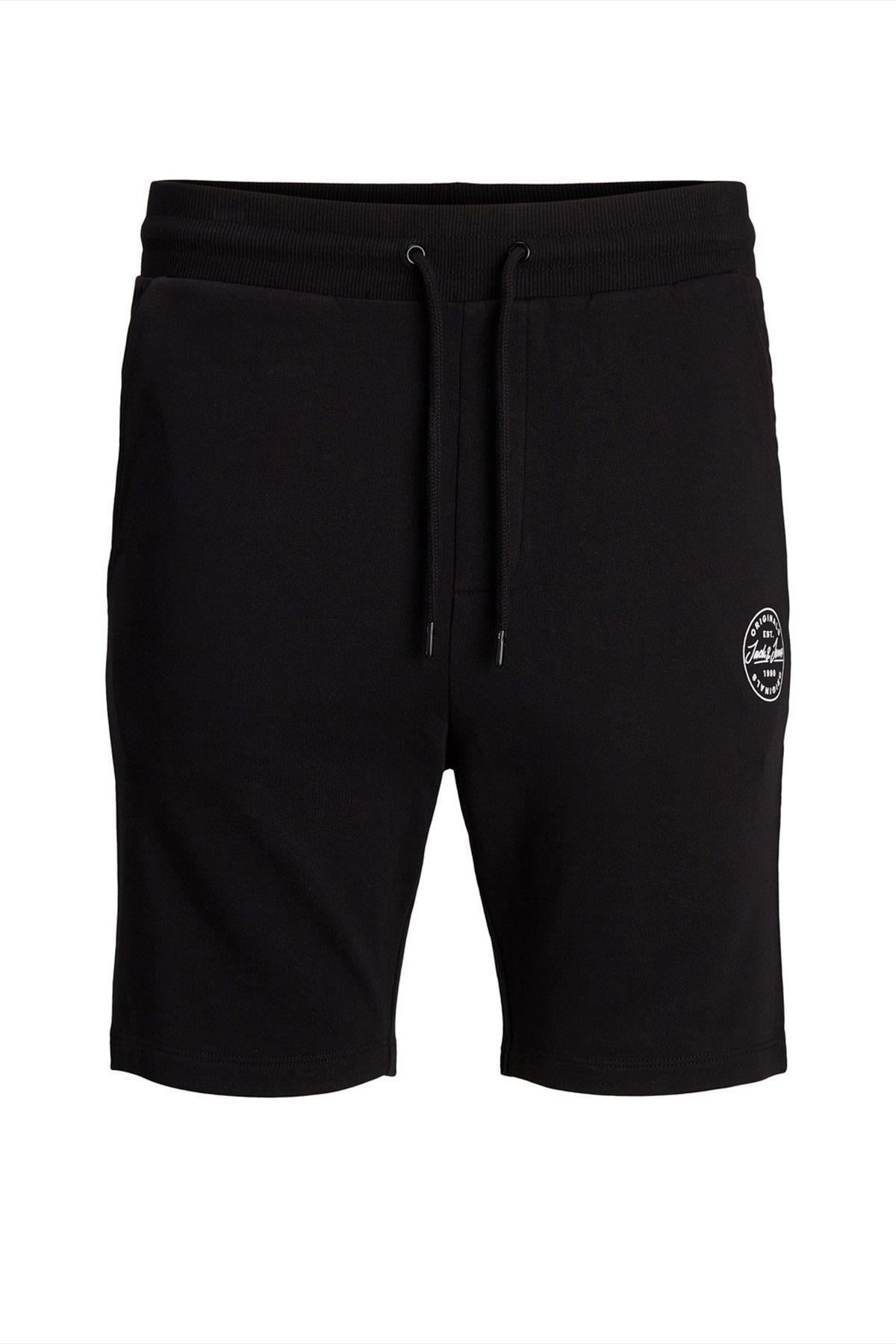 Jack & Jones Erkek Günlük Pamuklu Penye Şort 12182595 - Jack & Jones - 12182595