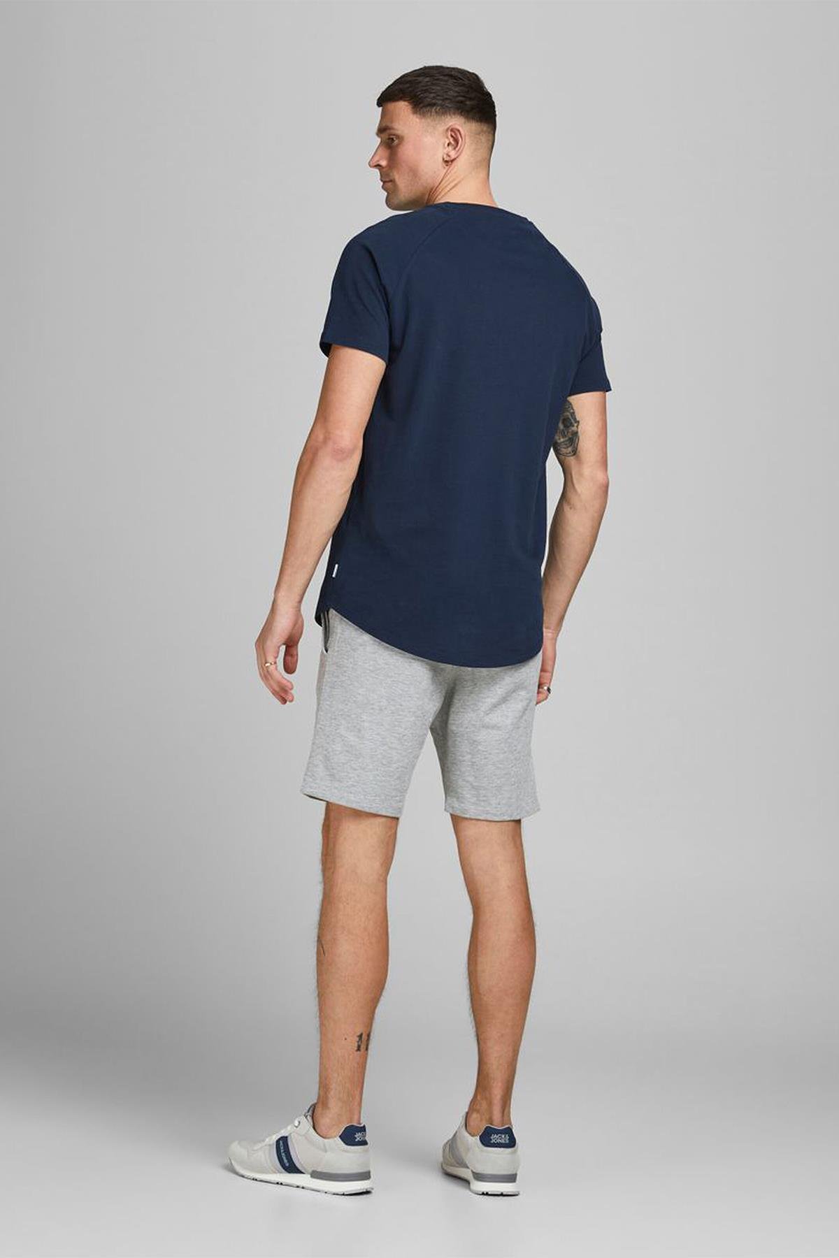 Jack & Jones Erkek Günlük Pamuklu Penye Şort 12182595 - Jack & Jones - 12182595