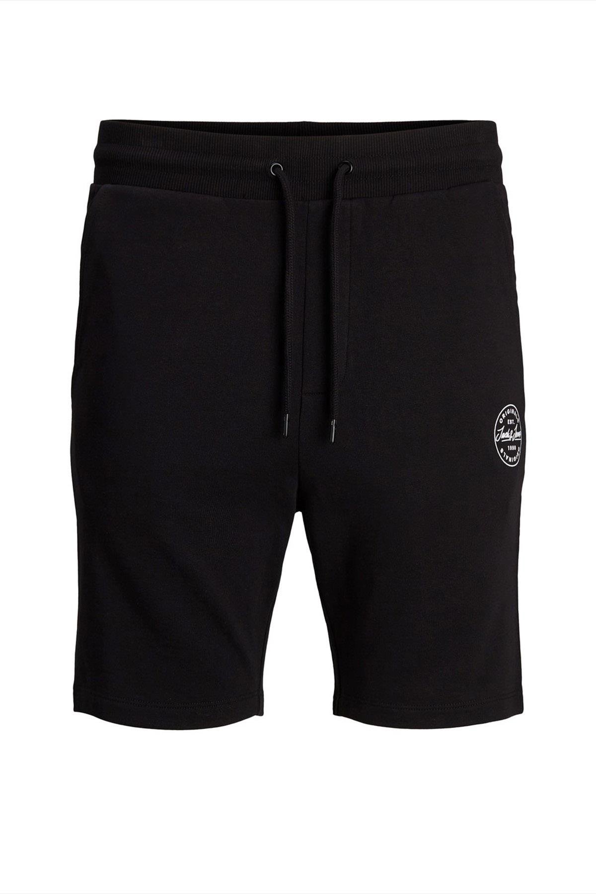 Jack & Jones Erkek Günlük Pamuklu Penye Şort 12182595 - Jack & Jones - 12182595