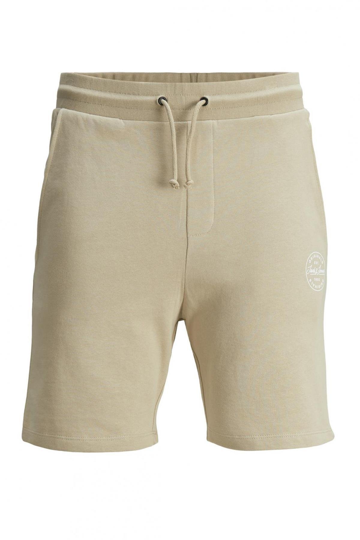 Jack & Jones Erkek Günlük Pamuklu Penye Şort 12182595 - Jack & Jones - 12182595