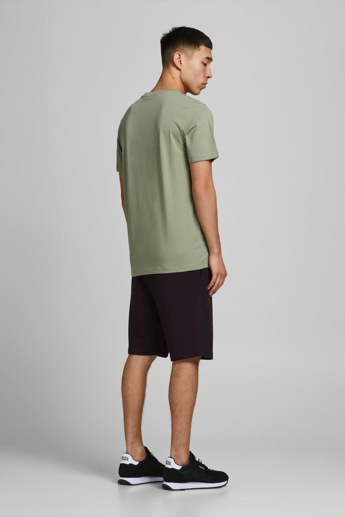 Jack & Jones Erkek Günlük Pamuklu Penye Şort 12182595 - Jack & Jones - 12182595