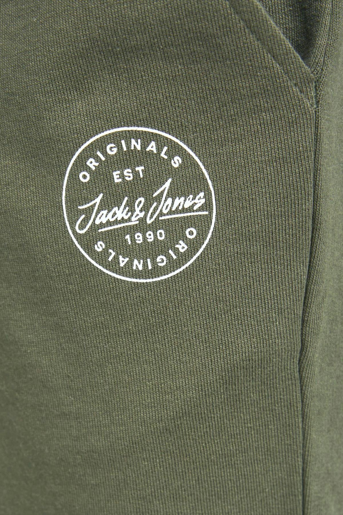 Jack & Jones Erkek Günlük Pamuklu Penye Şort 12182595 - Jack & Jones - 12182595