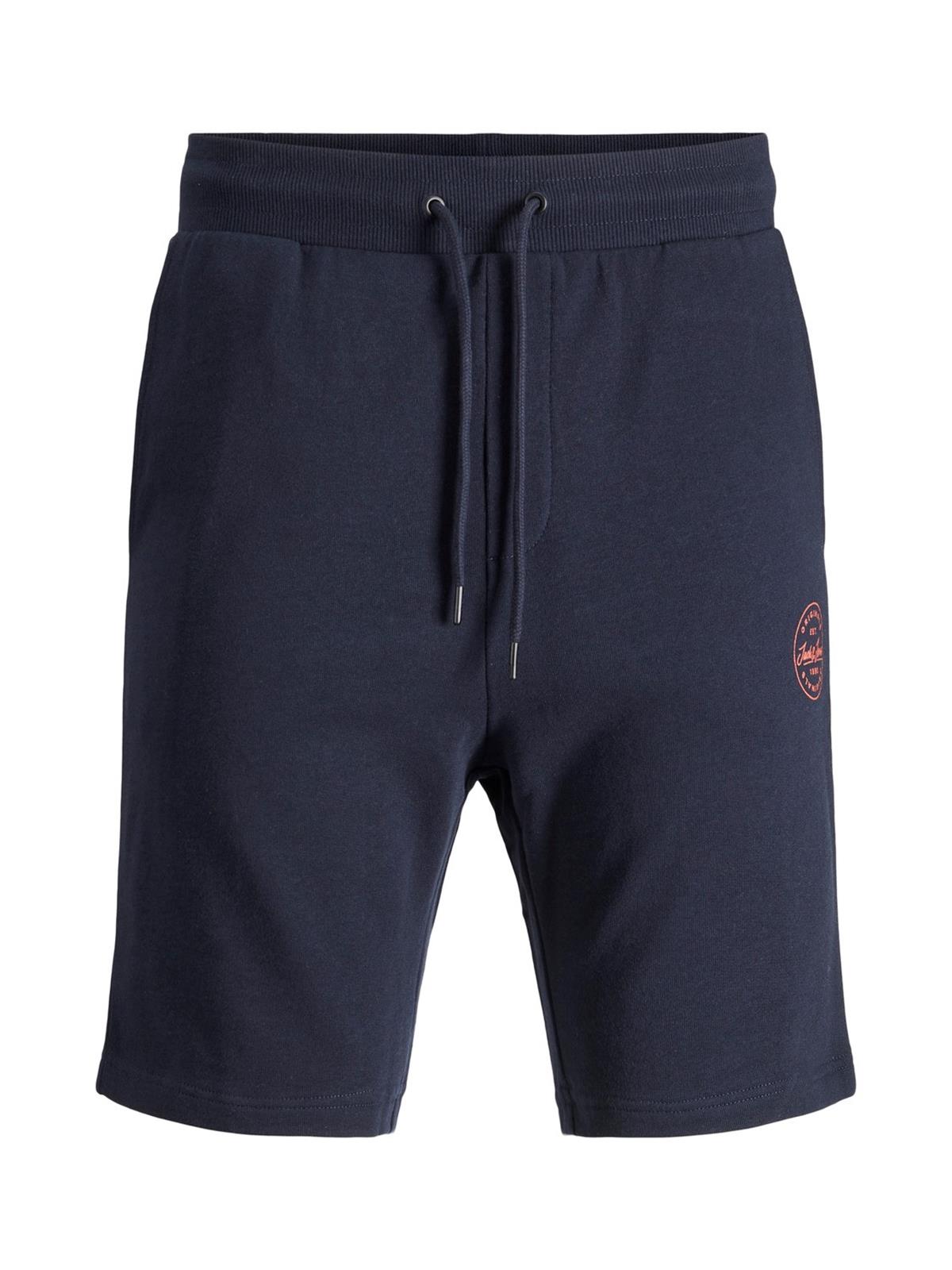 Jack & Jones Erkek Günlük Pamuklu Penye Şort 12182595 - Jack & Jones - 12182595