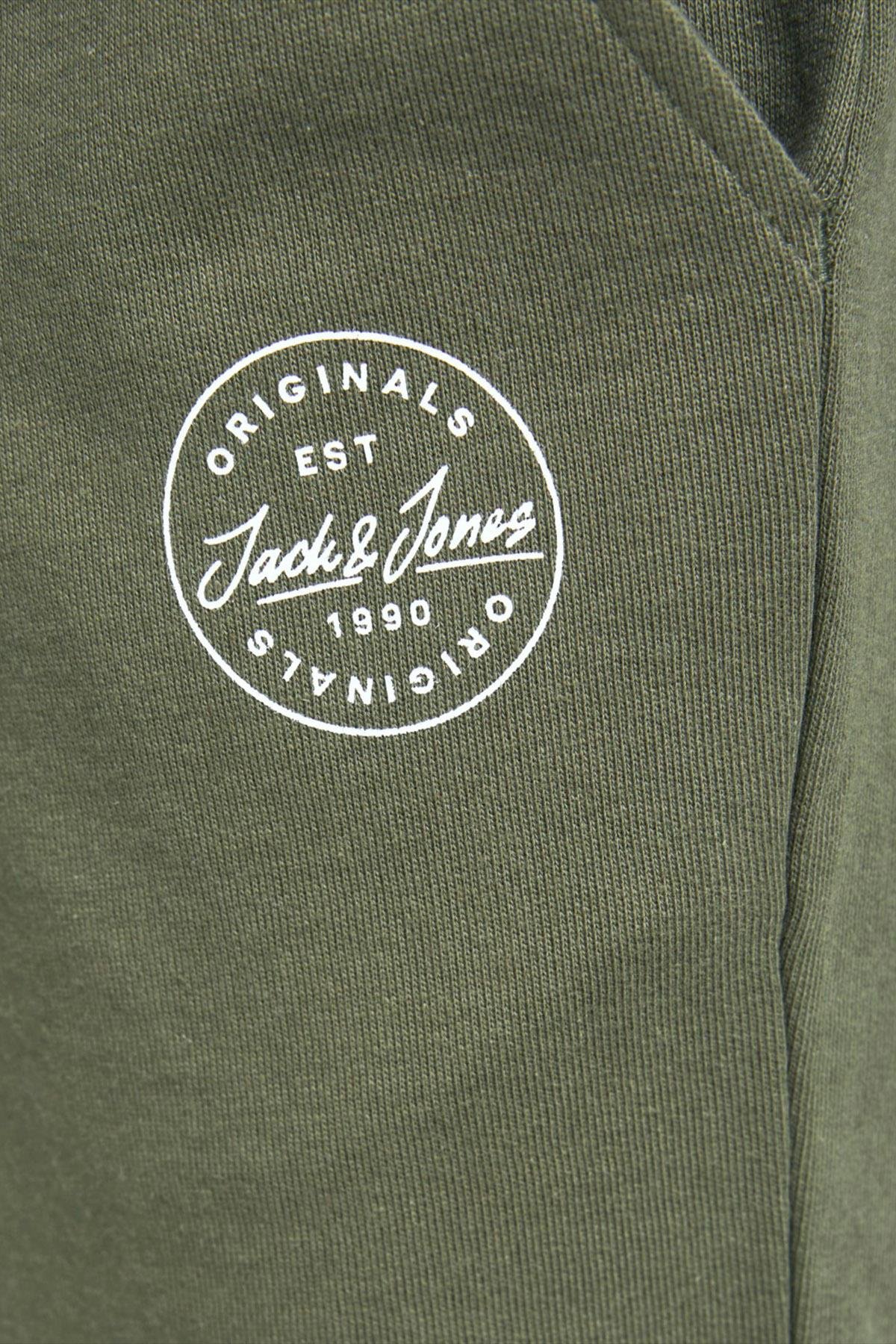 Jack & Jones Erkek Günlük Pamuklu Penye Şort 12182595 - Jack & Jones - 12182595