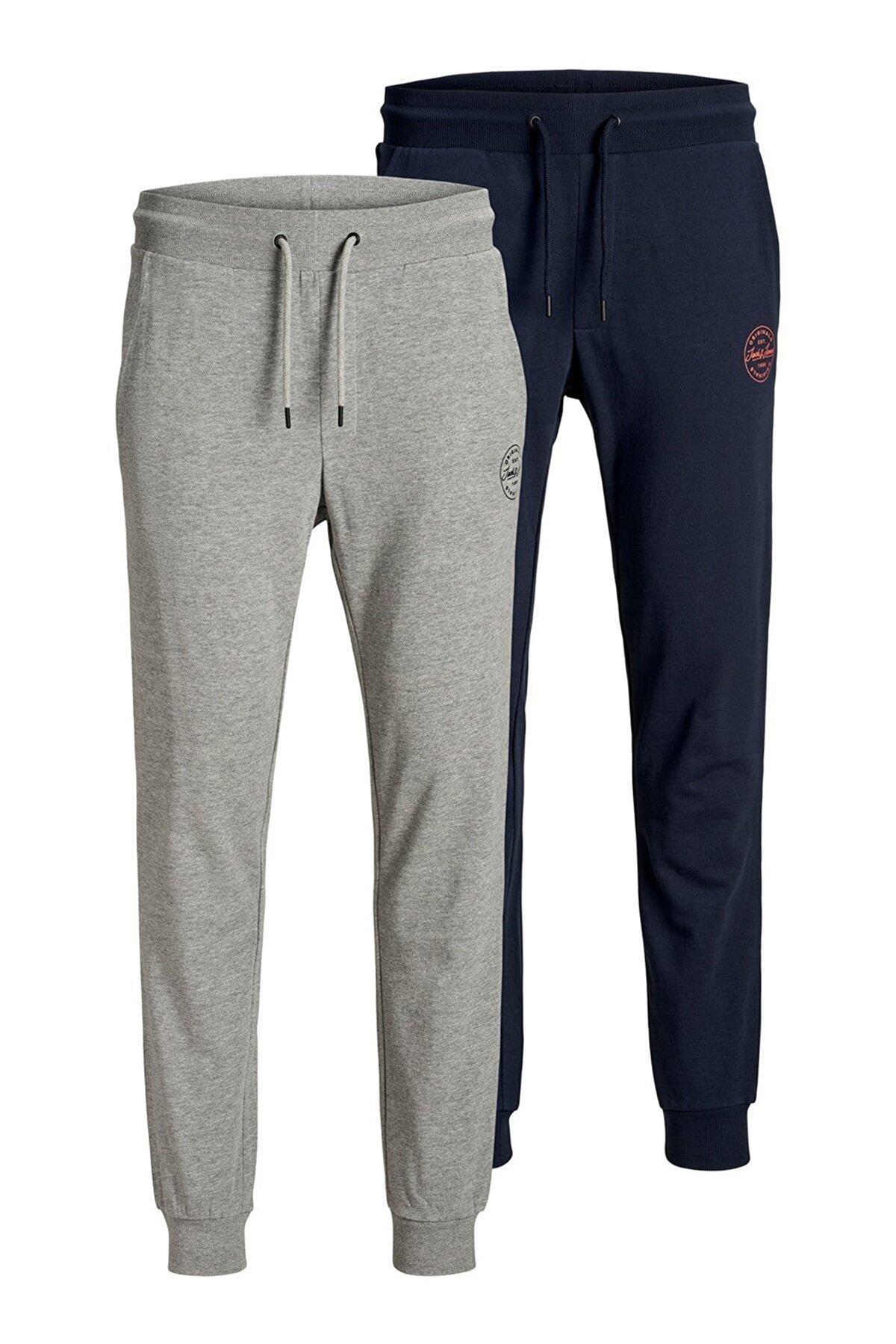 Jack & Jones Erkek İkili Çift Renk Eşofman Altı - 12194049 - Jack & Jones - 12194049
