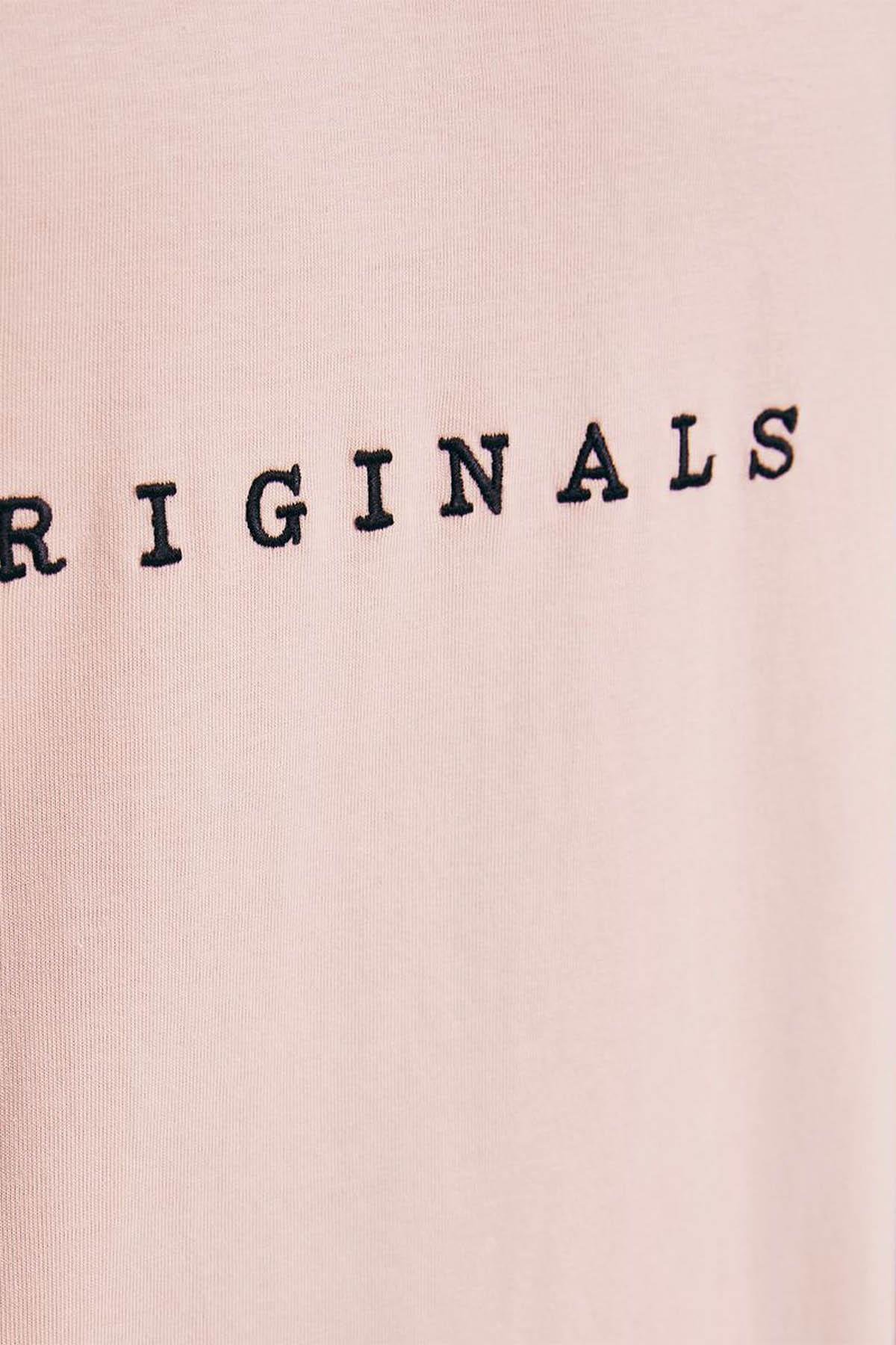 Jack & Jones Erkek İşlemeli Baskı Tshirt -  12176780 - Jack & Jones - 12176780