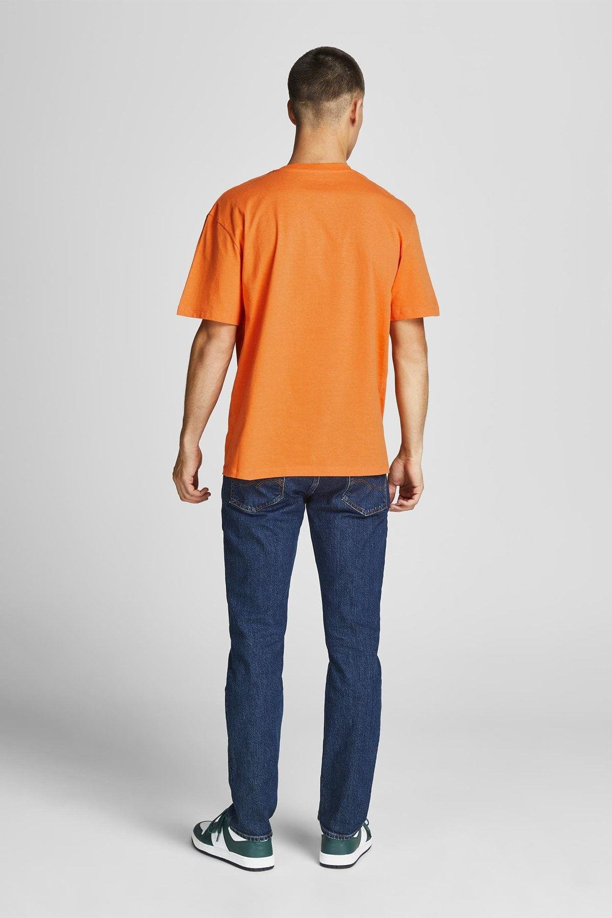 Jack & Jones Erkek İşlemeli Baskı Tshirt -  12176780 - Jack & Jones - 12176780