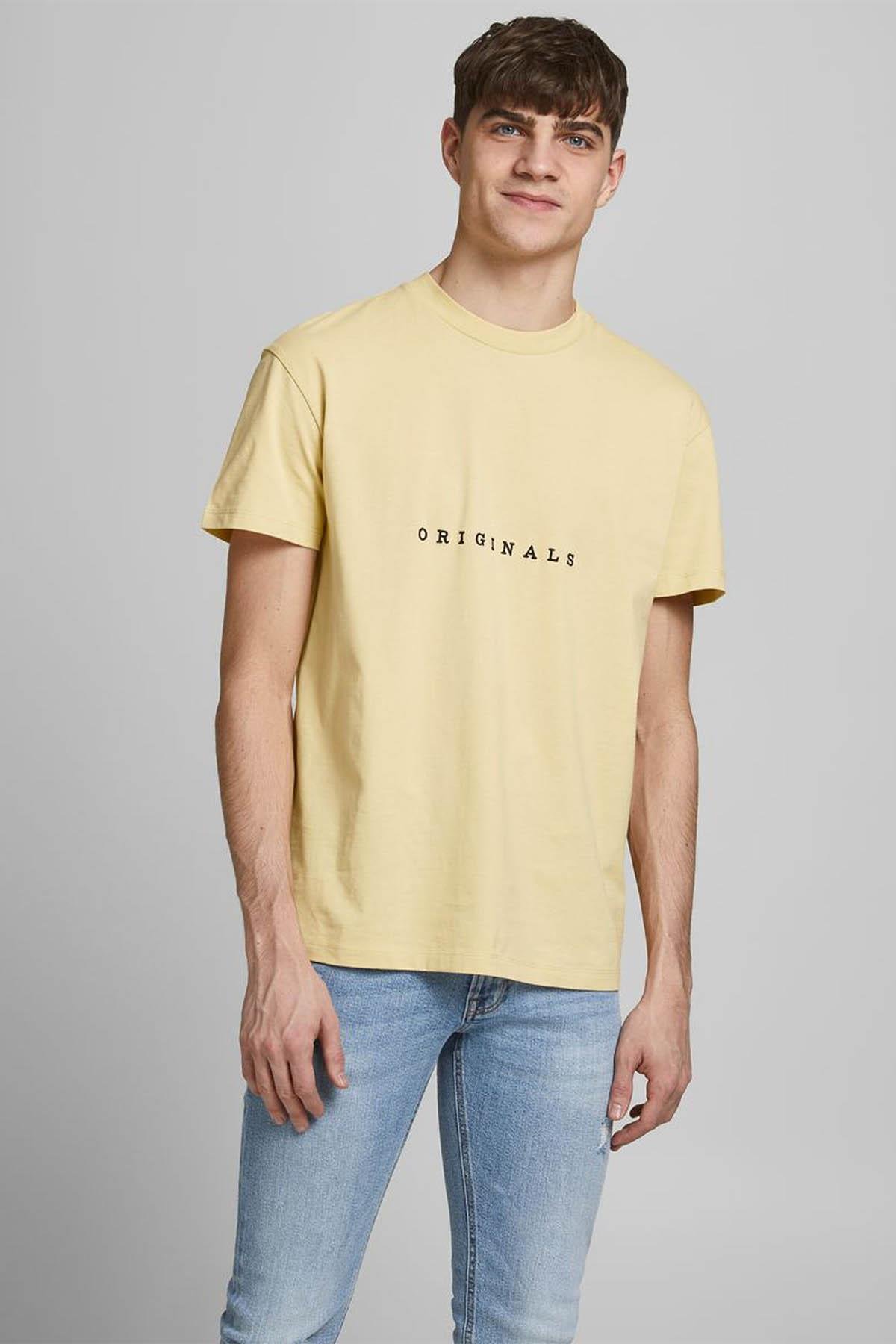 Jack & Jones Erkek İşlemeli Baskı Tshirt -  12176780 - Jack & Jones - 12176780
