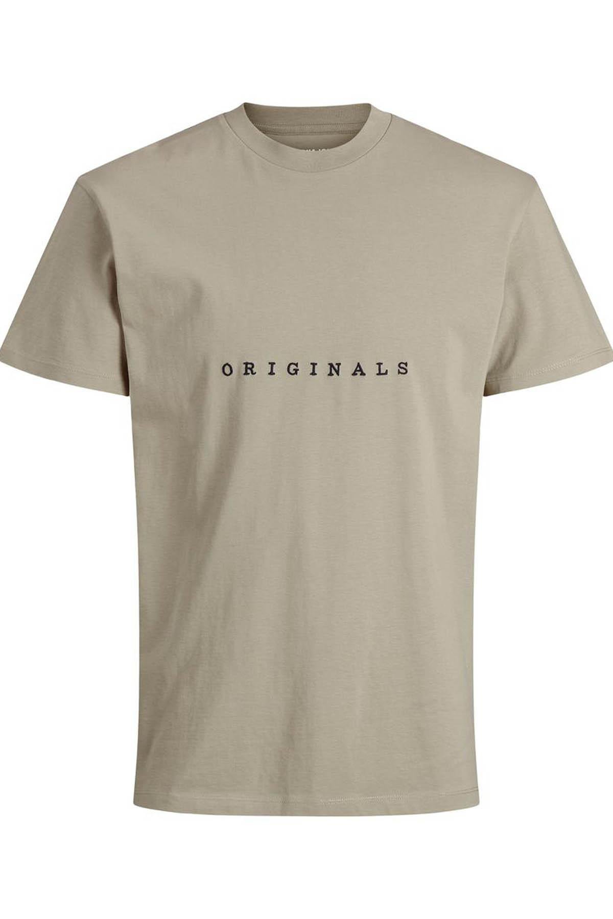 Jack & Jones Erkek İşlemeli Baskı Tshirt -  12176780 - Jack & Jones - 12176780