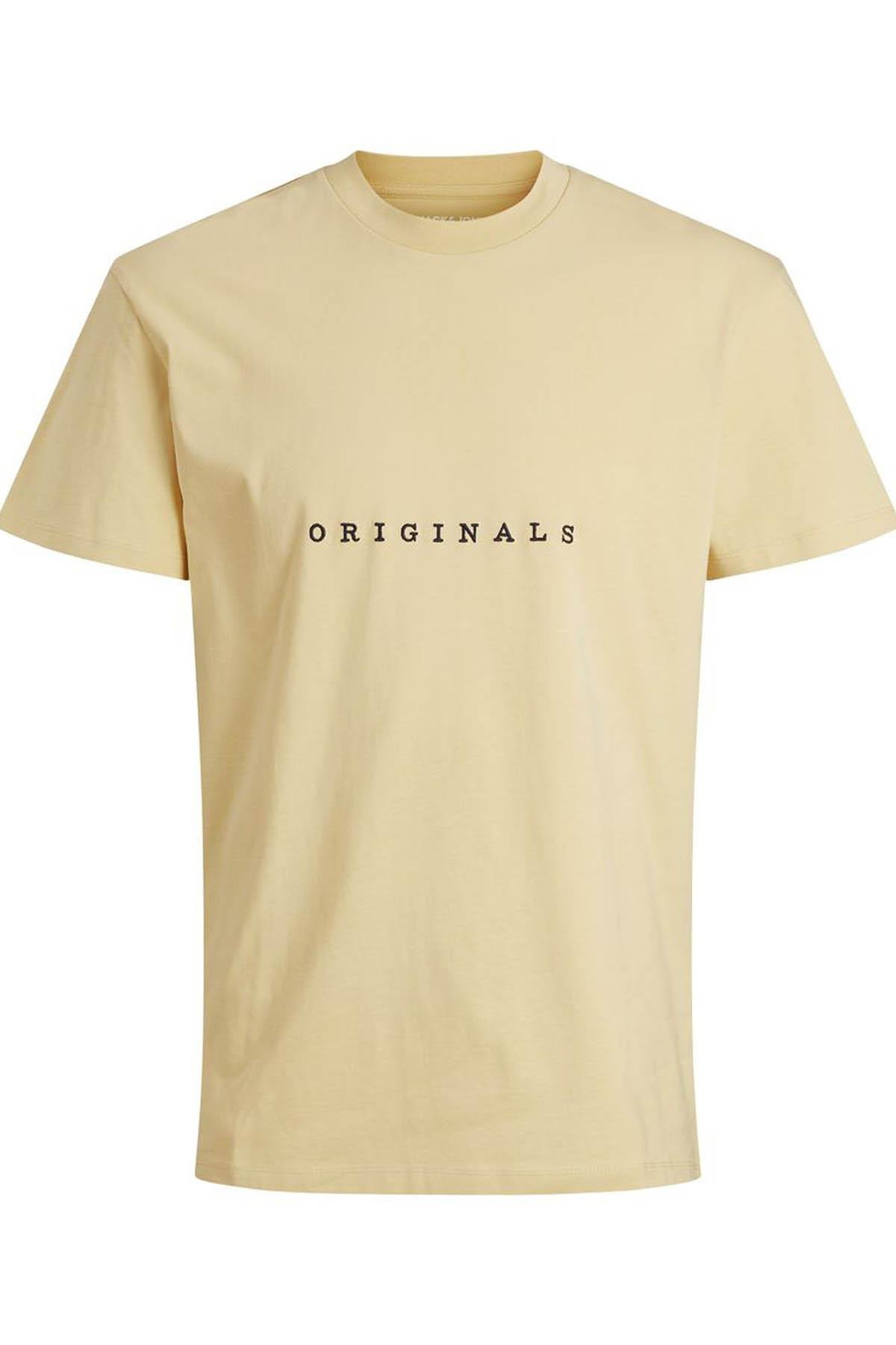 Jack & Jones Erkek İşlemeli Baskı Tshirt -  12176780 - Jack & Jones - 12176780