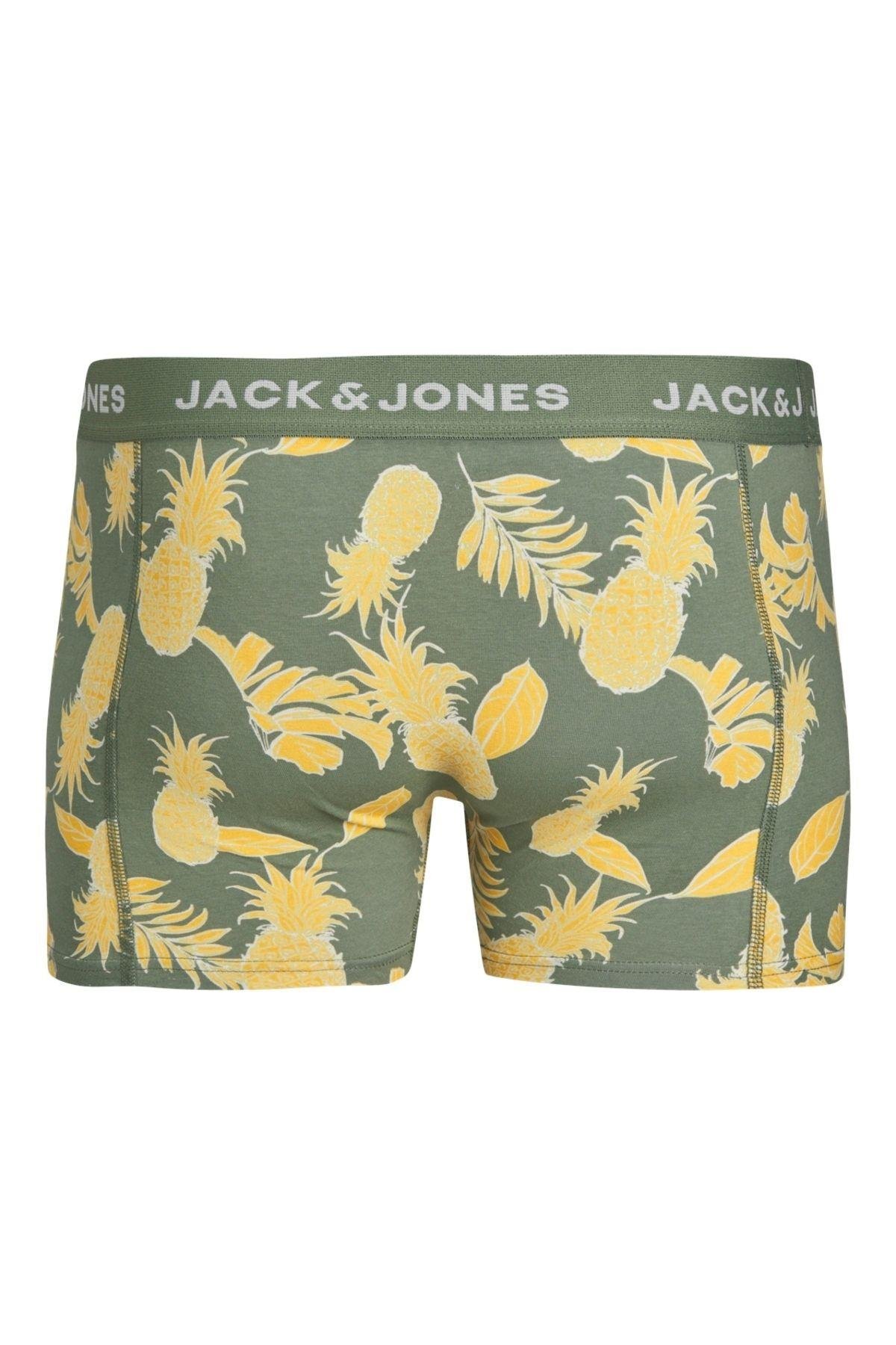 Jack & Jones Erkek Jacdan Trunks 3lü Paket Boxer - 12256550-02 - Jack & Jones - 12256550