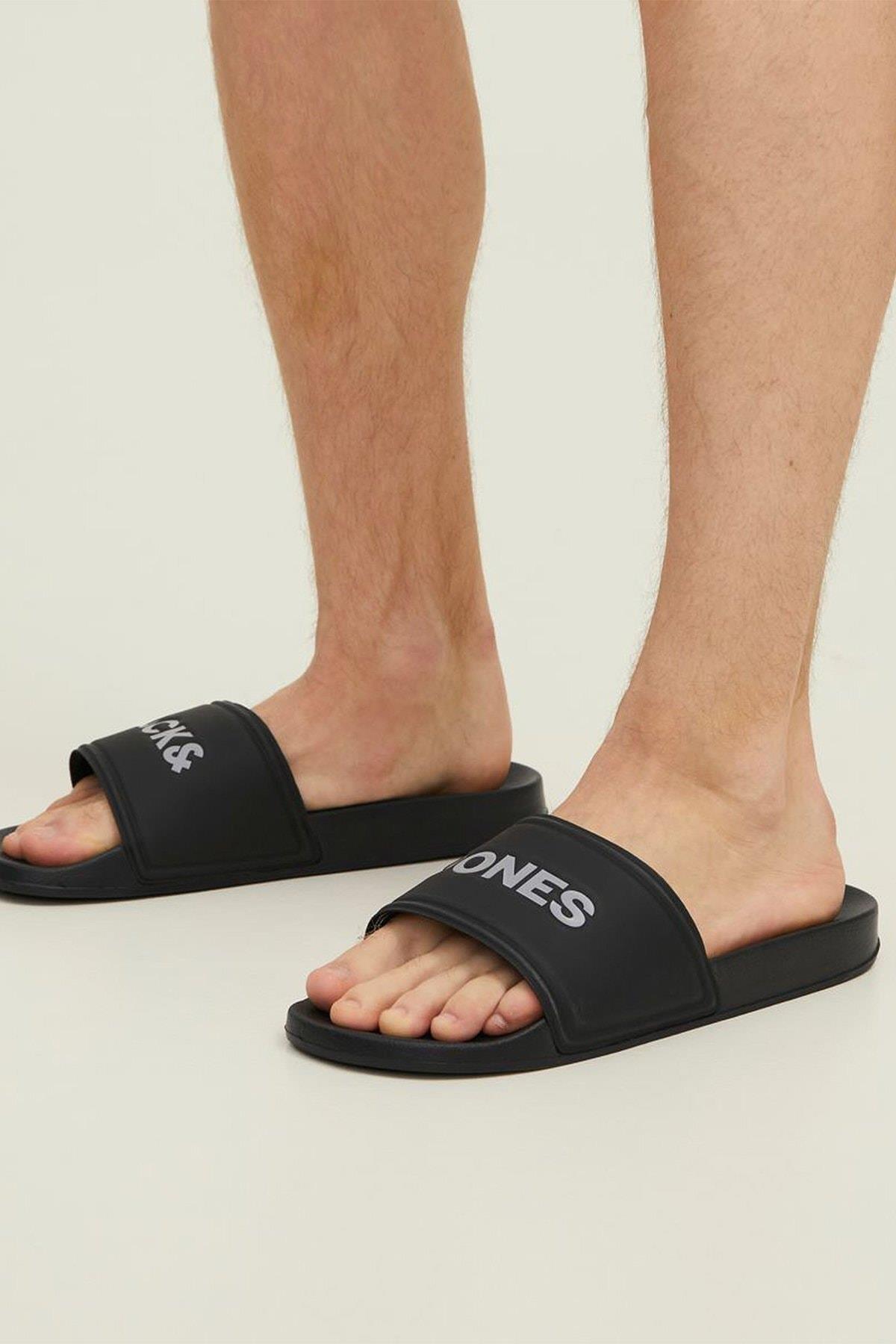 Jack & Jones Erkek Jfwlarry Günlük Spor Plaj Terlik - 12184277 - Jack & Jones - 12184277