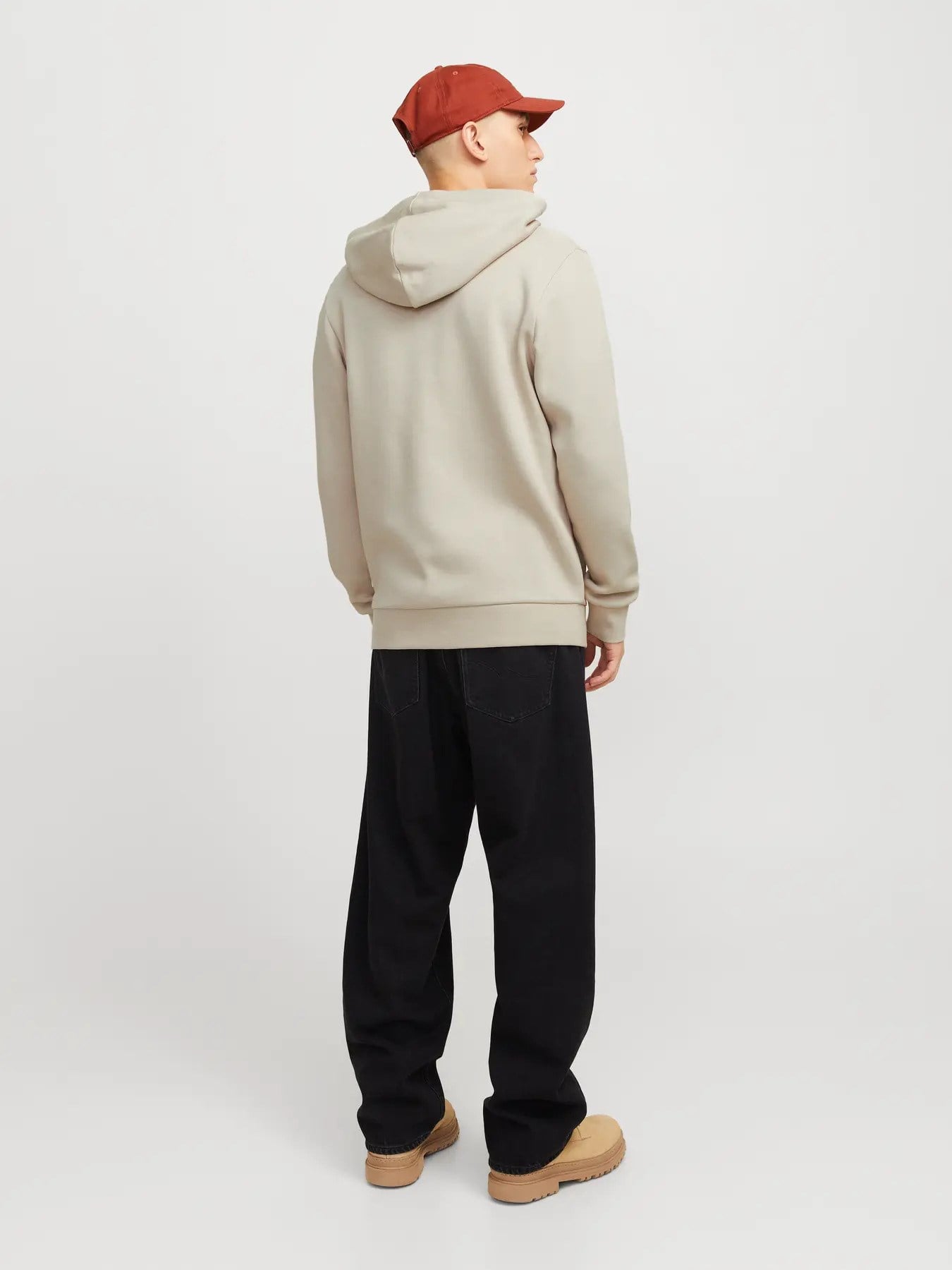 Jack & Jones Erkek JJECORP Logolu Bej Hırka -12265177  - Jack & Jones - 12265177-B