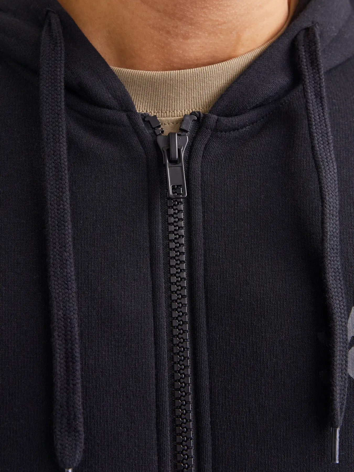 Jack & Jones Erkek JJECORP Logolu Siyah Hırka -12265177  - Jack & Jones - 12265177-S