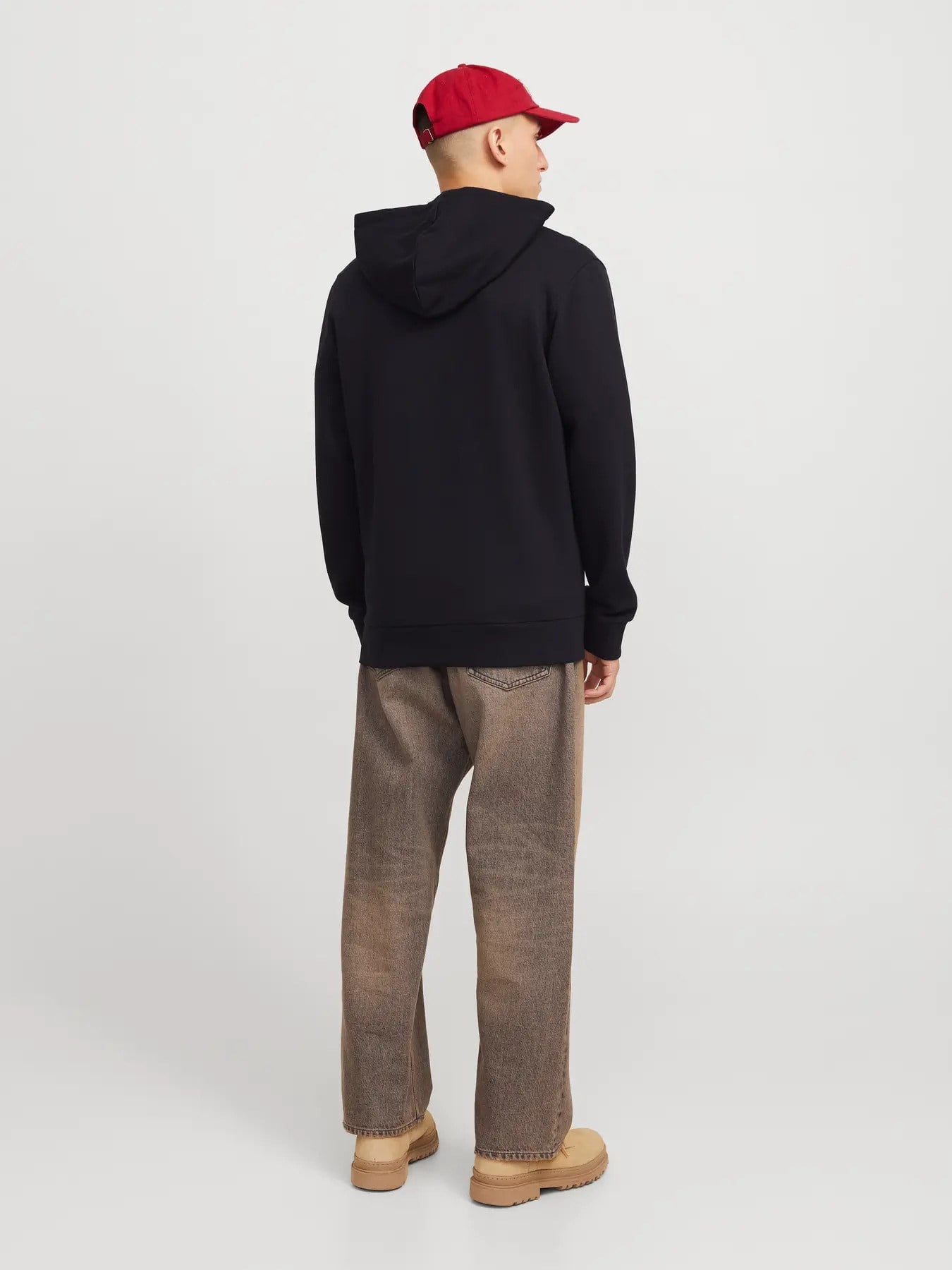 Jack & Jones Erkek JJECORP Logolu Siyah Hırka -12265177  - Jack & Jones - 12265177-S