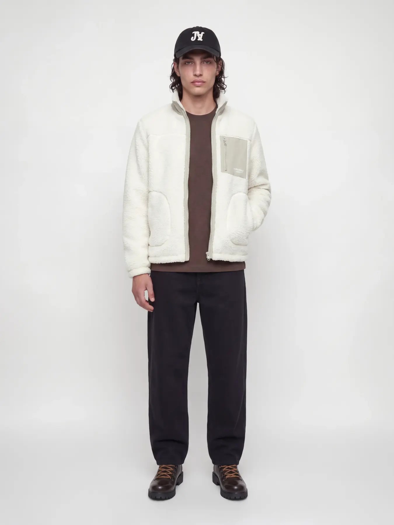 Jack & Jones Erkek JJESOHO Teddy Beyaz Ceket - 12299491  - Jack & Jones - 12299491