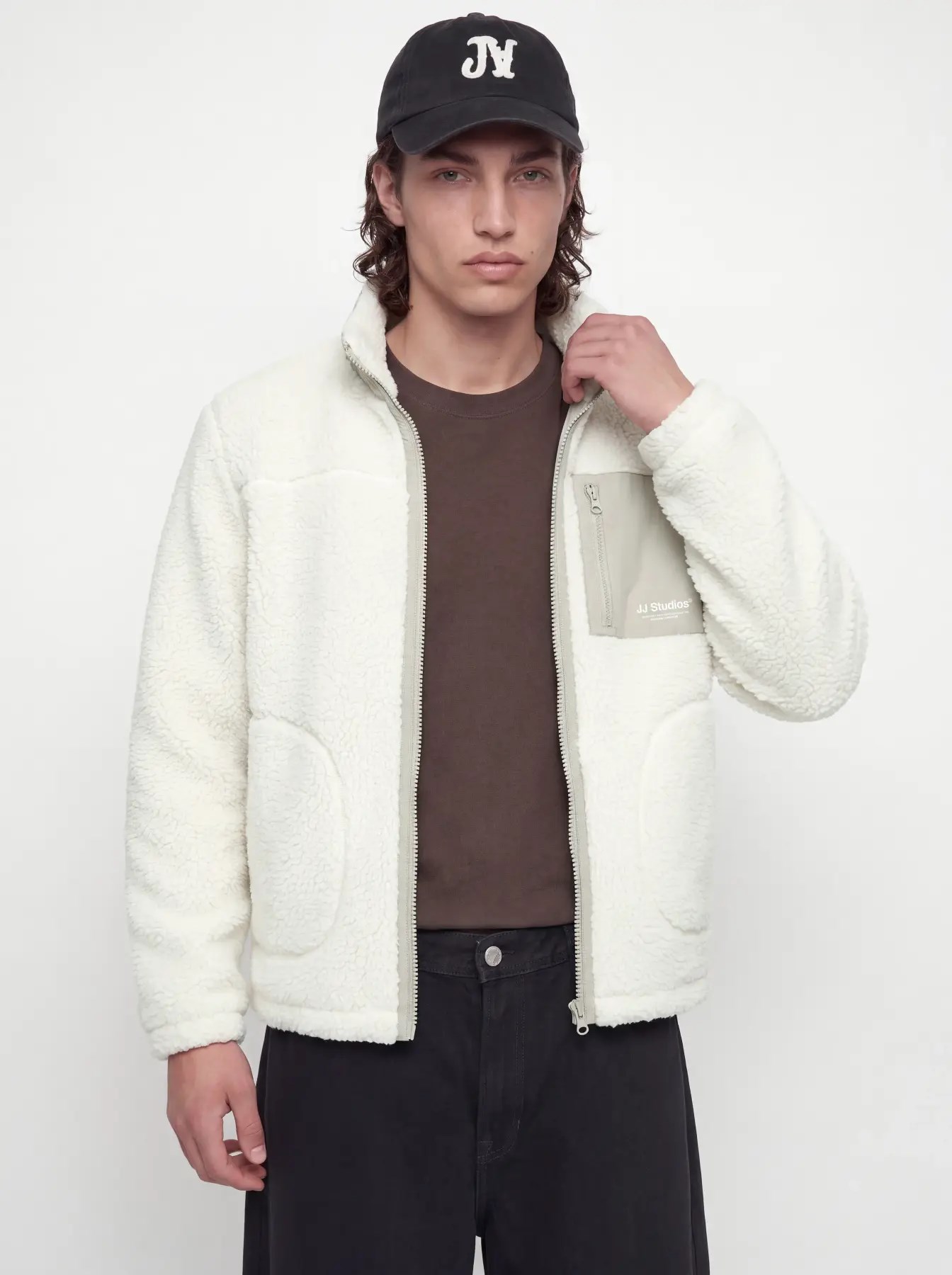 Jack & Jones Erkek JJESOHO Teddy Beyaz Ceket - 12299491  - Jack & Jones - 12299491