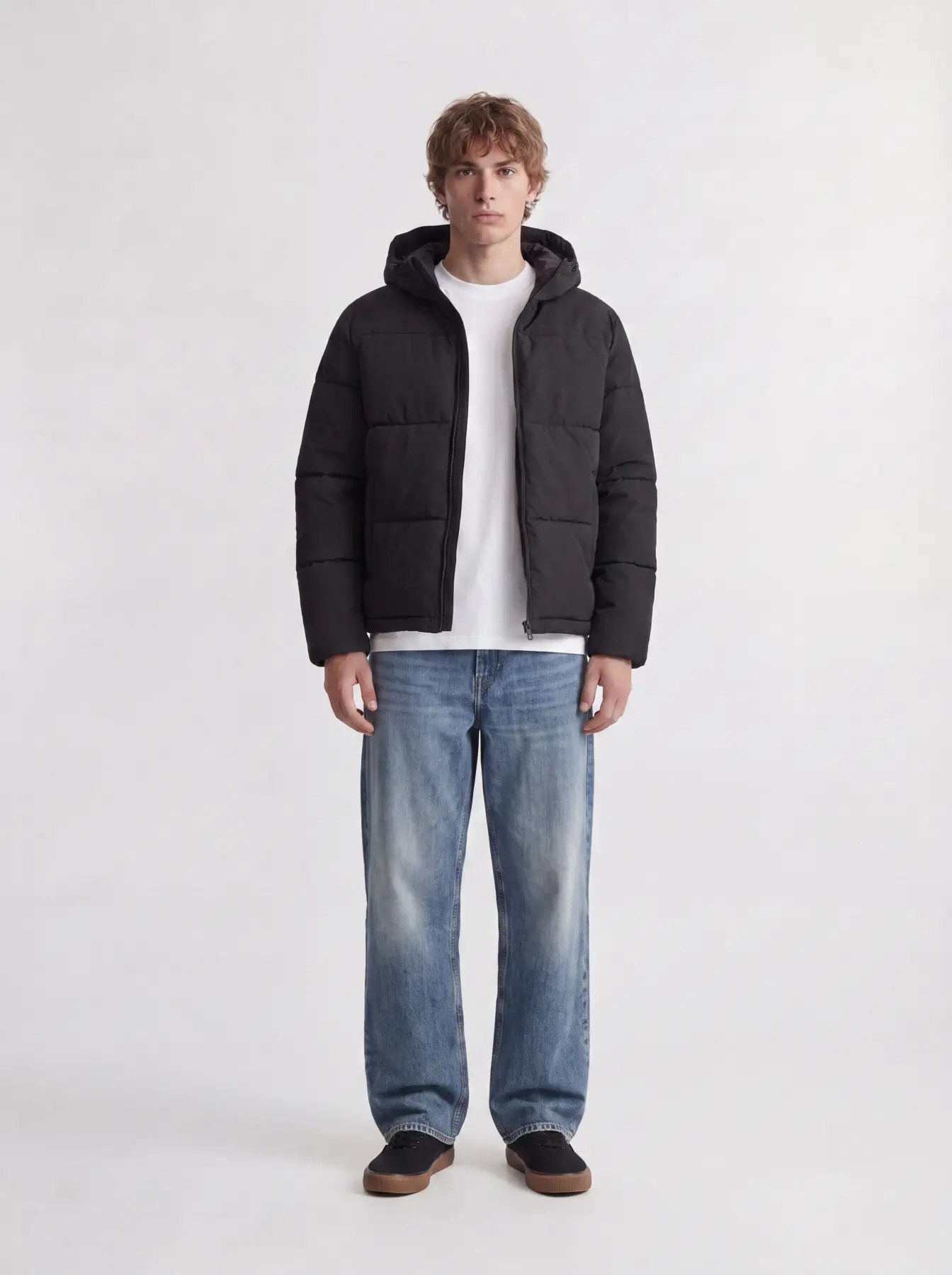 Jack & Jones Erkek JJGALAXY Siyah Şişme Mont- 12303930  - Jack & Jones - 12303930-S