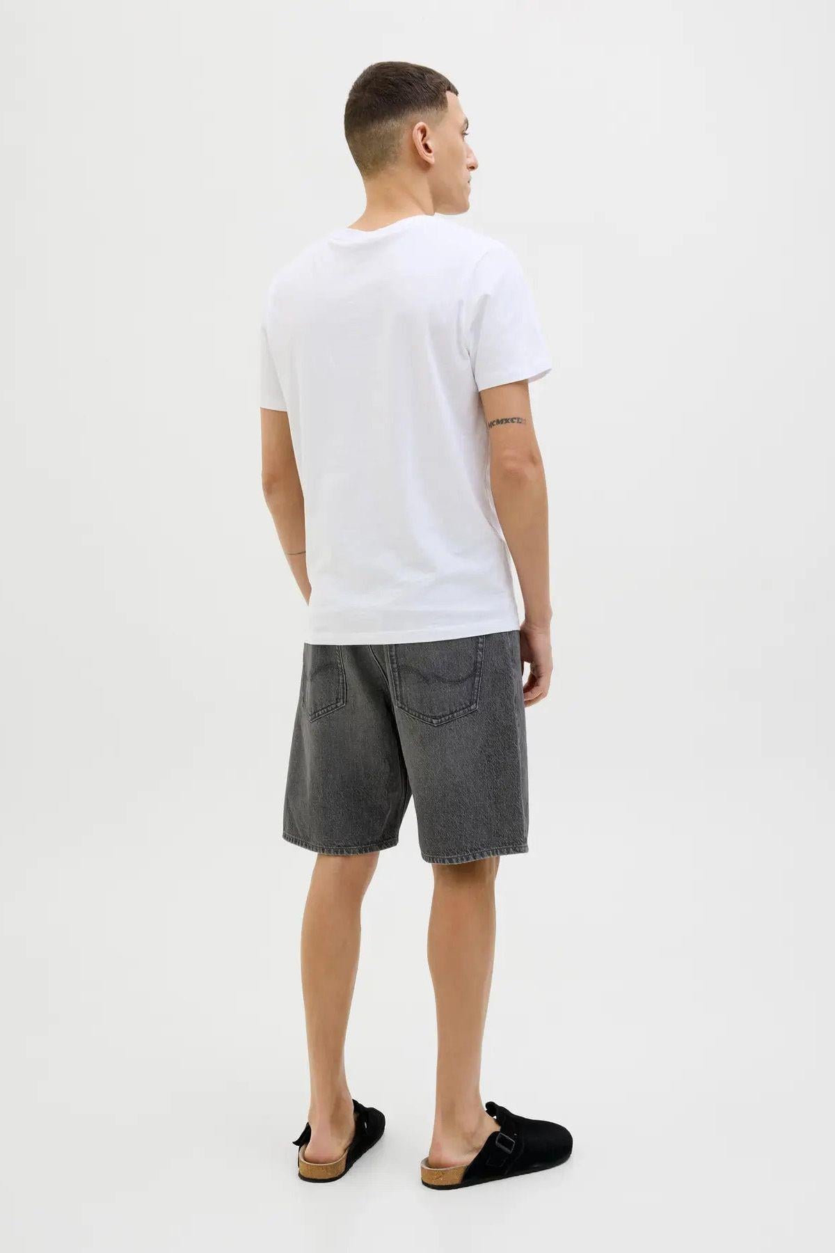 Jack & Jones Erkek Jjıtony Rahat Kesim Siyah Jean Şort - 12269533 - Jack & Jones - 12269533-B