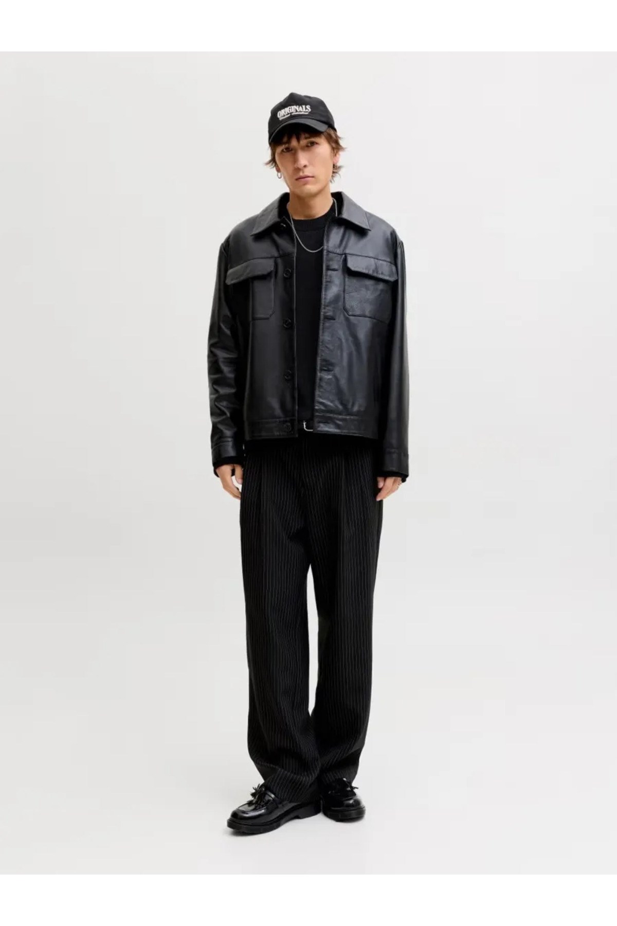 Jack & Jones Erkek Jornorrebro Catskılls Knıt Crew Neck Siyah Kazak - 12293244 - Jack & Jones - 12293244-S