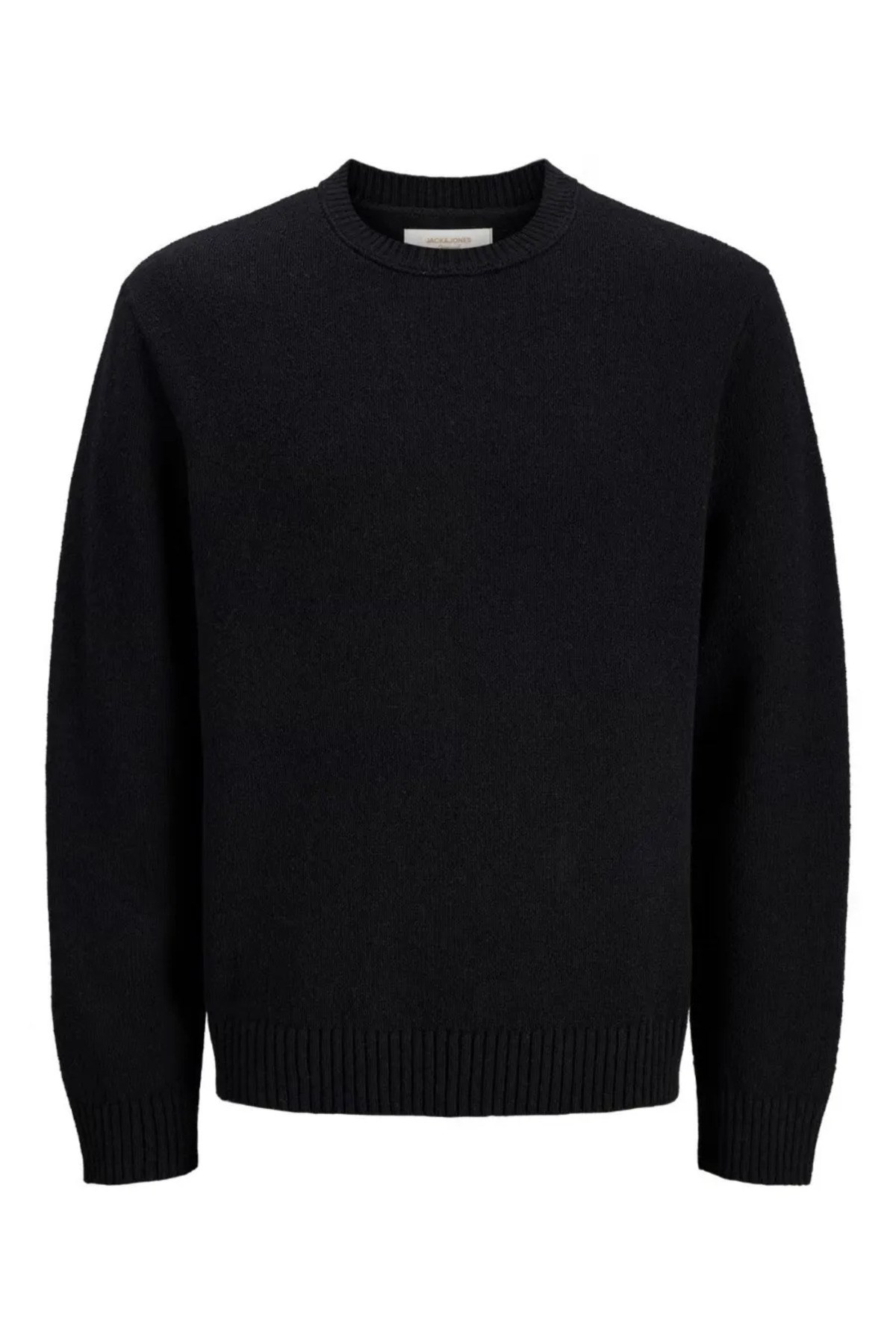 Jack & Jones Erkek Jornorrebro Catskılls Knıt Crew Neck Siyah Kazak - 12293244 - Jack & Jones - 12293244-S