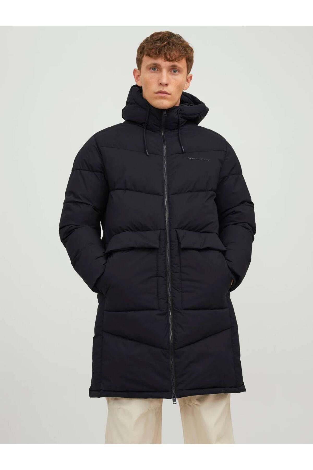 Jack & Jones Erkek Jorvesterbro Long Puffer Erkek Uzun Kaban Mont - 12238852  - Jack & Jones - 24KW21000130