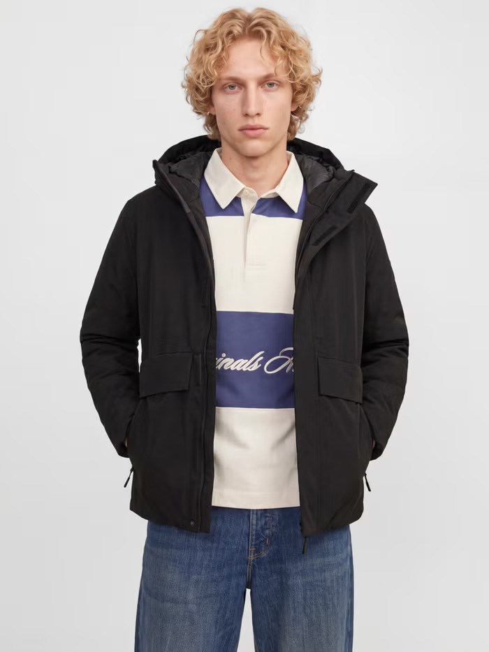 Jack & Jones Erkek Jprblamoon Waterproof Siyah Mont - 12301654  - Jack & Jones - 12301654-S
