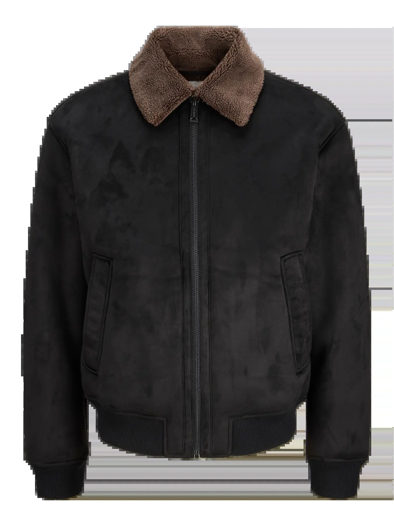 Jack & Jones Erkek Jprbluluke Süet Siyah Ceket - 12282444  - Jack & Jones - 12282444 - S
