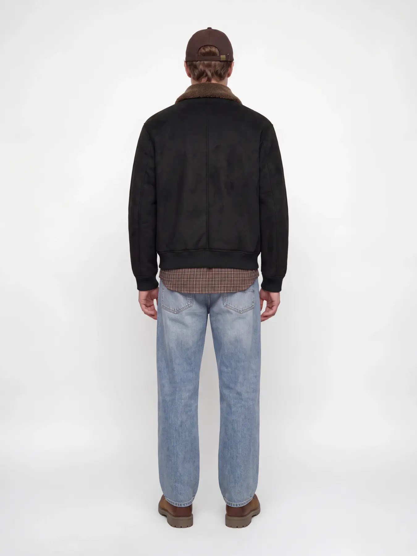Jack & Jones Erkek Jprbluluke Süet Siyah Ceket - 12282444  - Jack & Jones - 12282444 - S