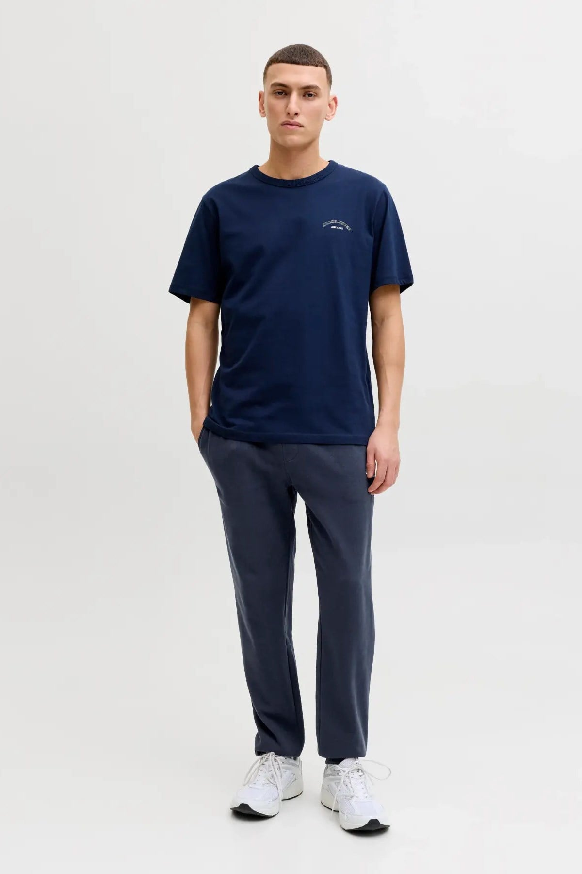 Jack & Jones Erkek Jpstgordon Logo Detaylı Çift Cepli Eşofman Altı Lacivert - 12288641 - Jack & Jones - 12288641-1