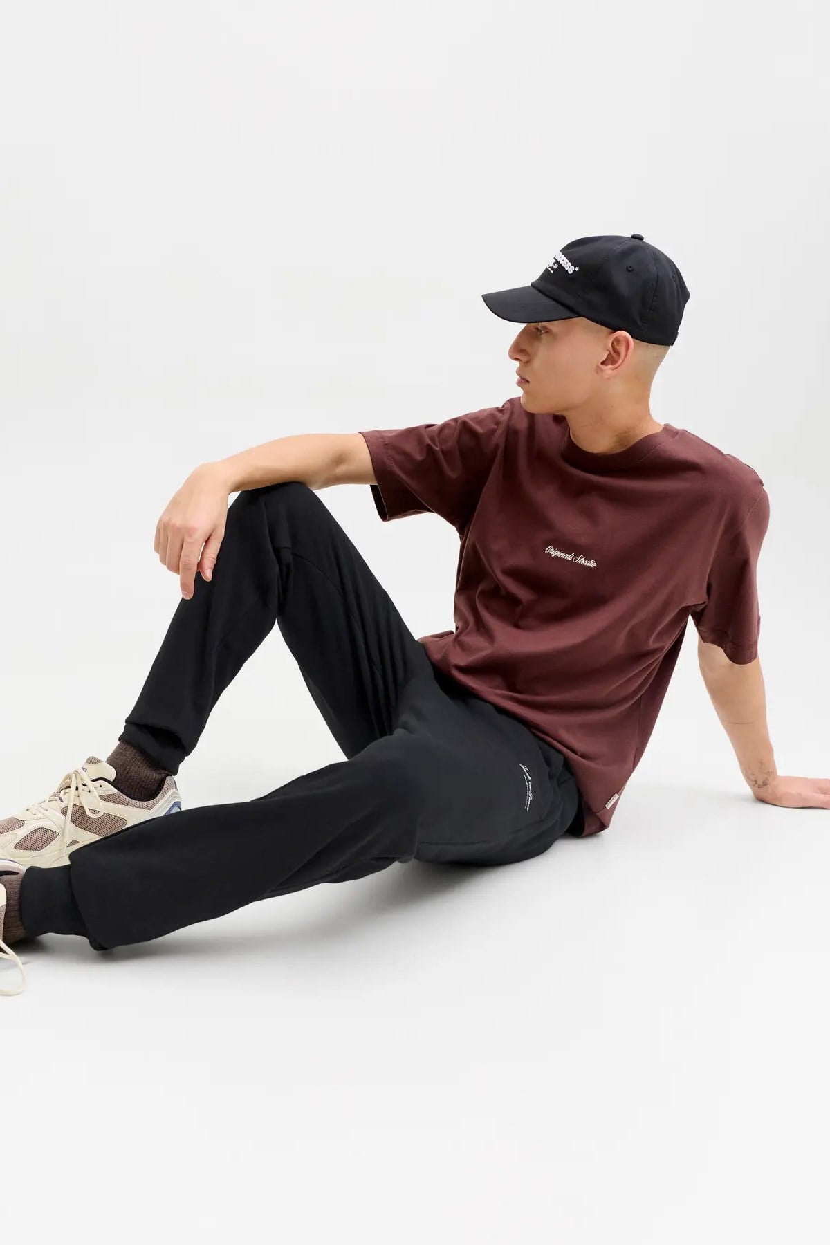 Jack & Jones Erkek Jpstgordon Logo Detaylı Çift Cepli Eşofman Altı Siyah - 12288641  - Jack & Jones - 12288641-2