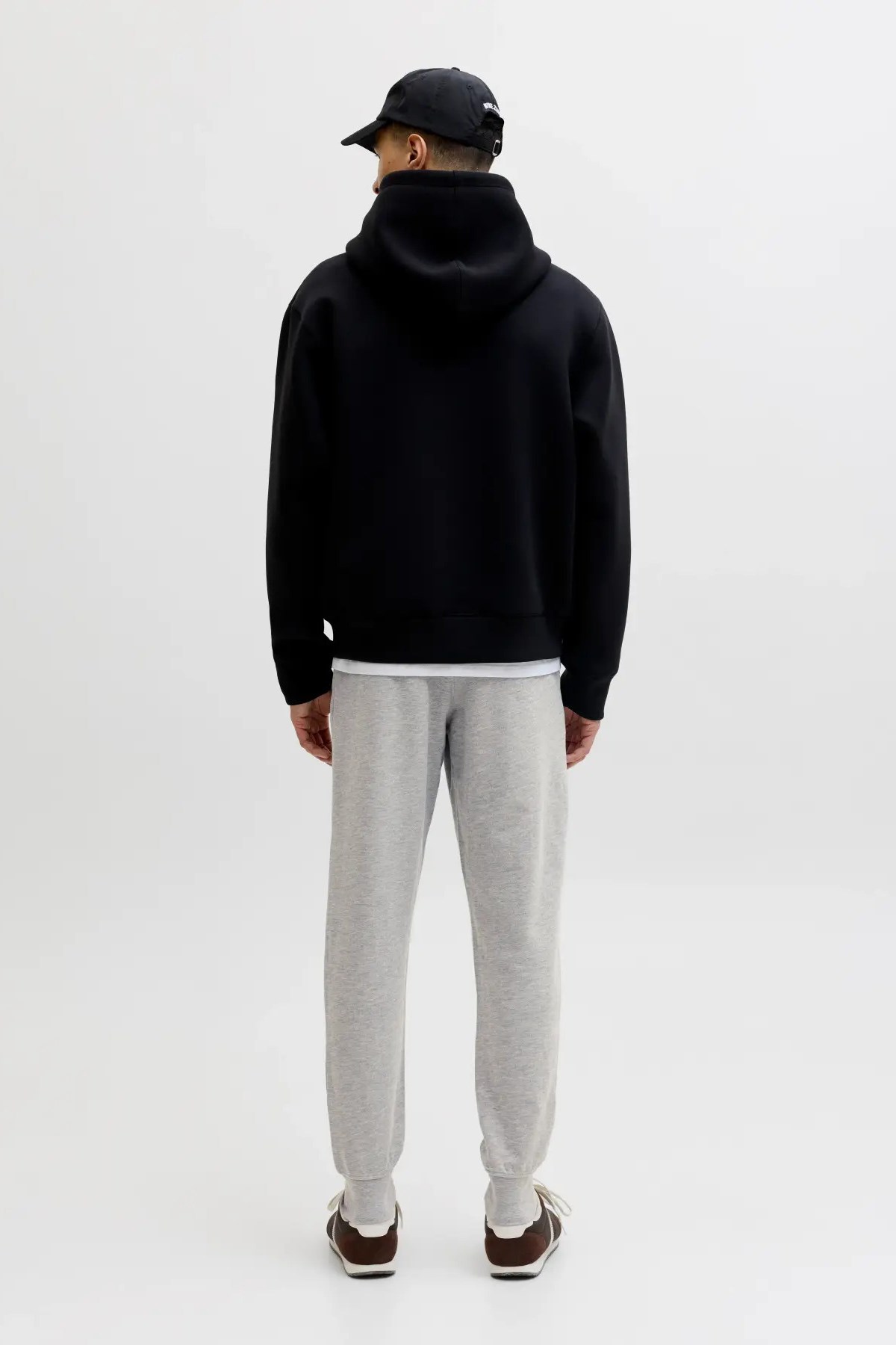 Jack & Jones Erkek Jpstgordon Logo Detaylı Çift Cepli Eşofman Altı Açık Gri - 12288641  - Jack & Jones - 12288641