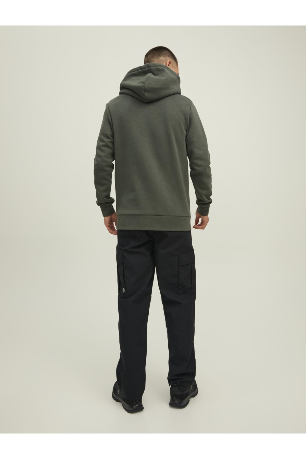 Jack & Jones Erkek Kapüşonlu Baskili Sweatshirt - 12216242  - Jack & Jones - 12216242