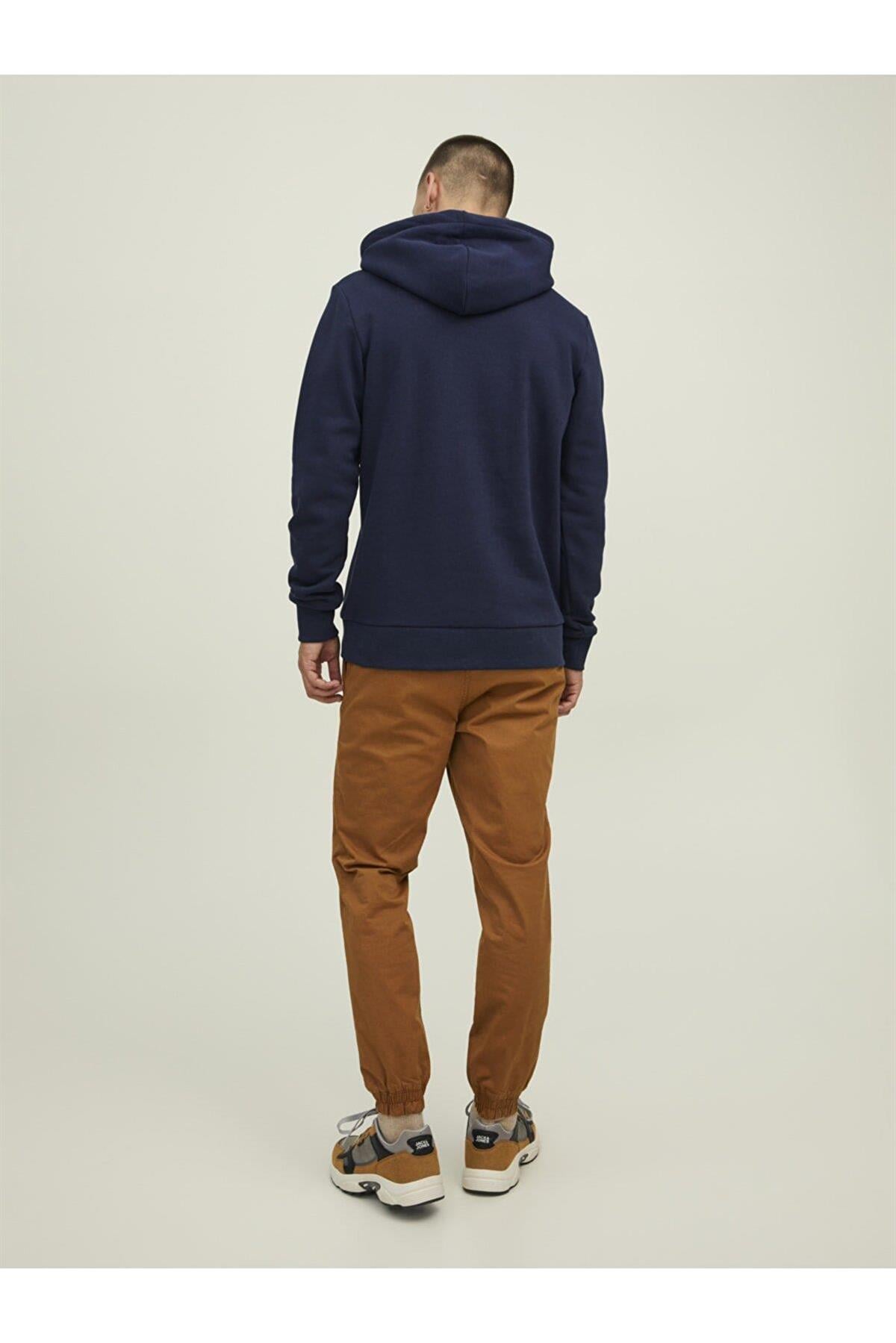 Jack & Jones Erkek Kapüşonlu Baskili Sweatshirt - 12216242  - Jack & Jones - 12216242