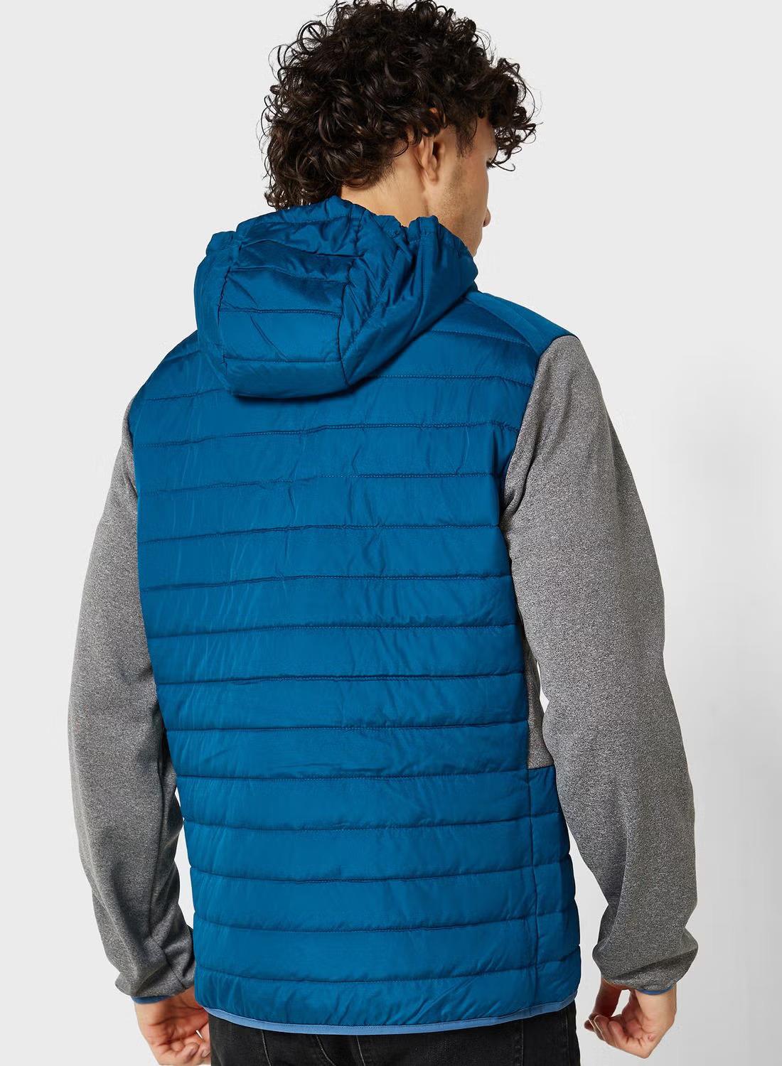 Jack & Jones Erkek Kapüşonlu Hybrid Ceket Mont - 12237780 - Jack & Jones - 5003051983