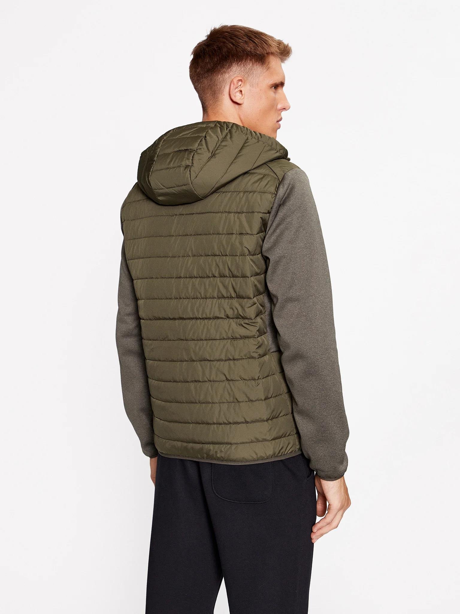 Jack & Jones Erkek Kapüşonlu Hybrid Ceket Mont - 12237780 - Jack & Jones - 5003051983