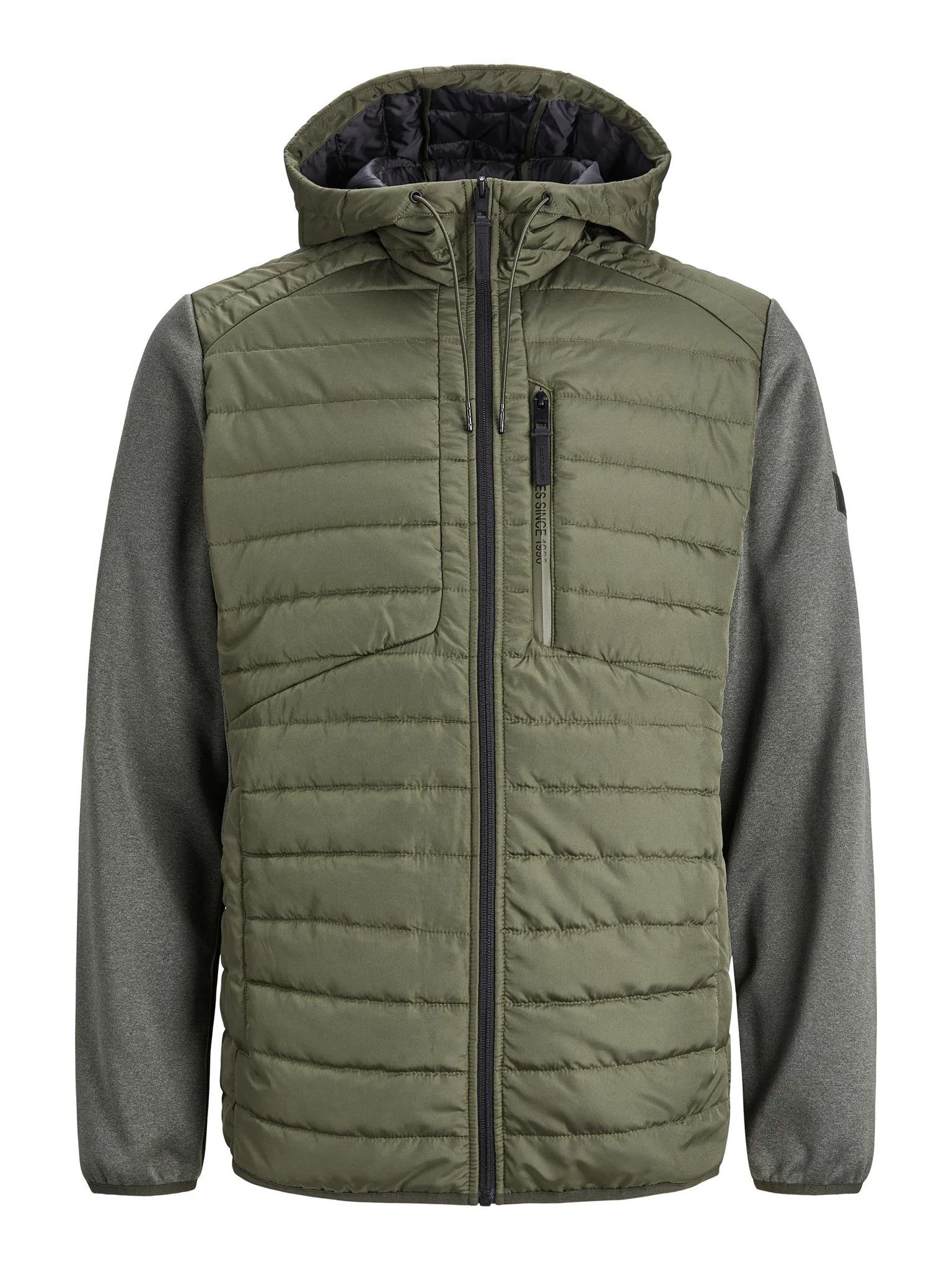 Jack & Jones Erkek Kapüşonlu Hybrid Ceket Mont - 12237780 - Jack & Jones - 5003051983