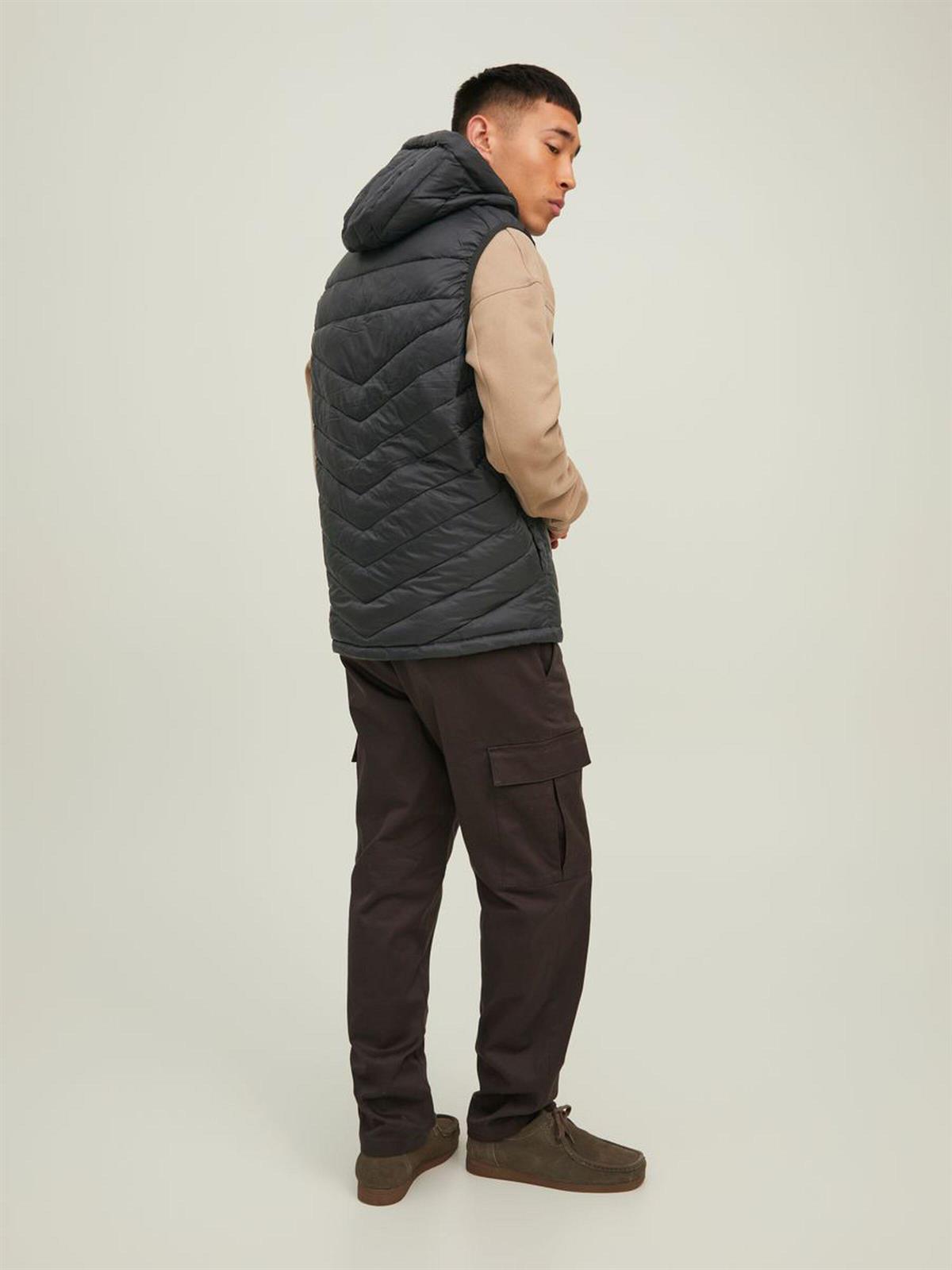 Jack & Jones Erkek Kapüşonlu Şişme Yelek HERO HOODED - 12211789 - Jack & Jones - 12211789