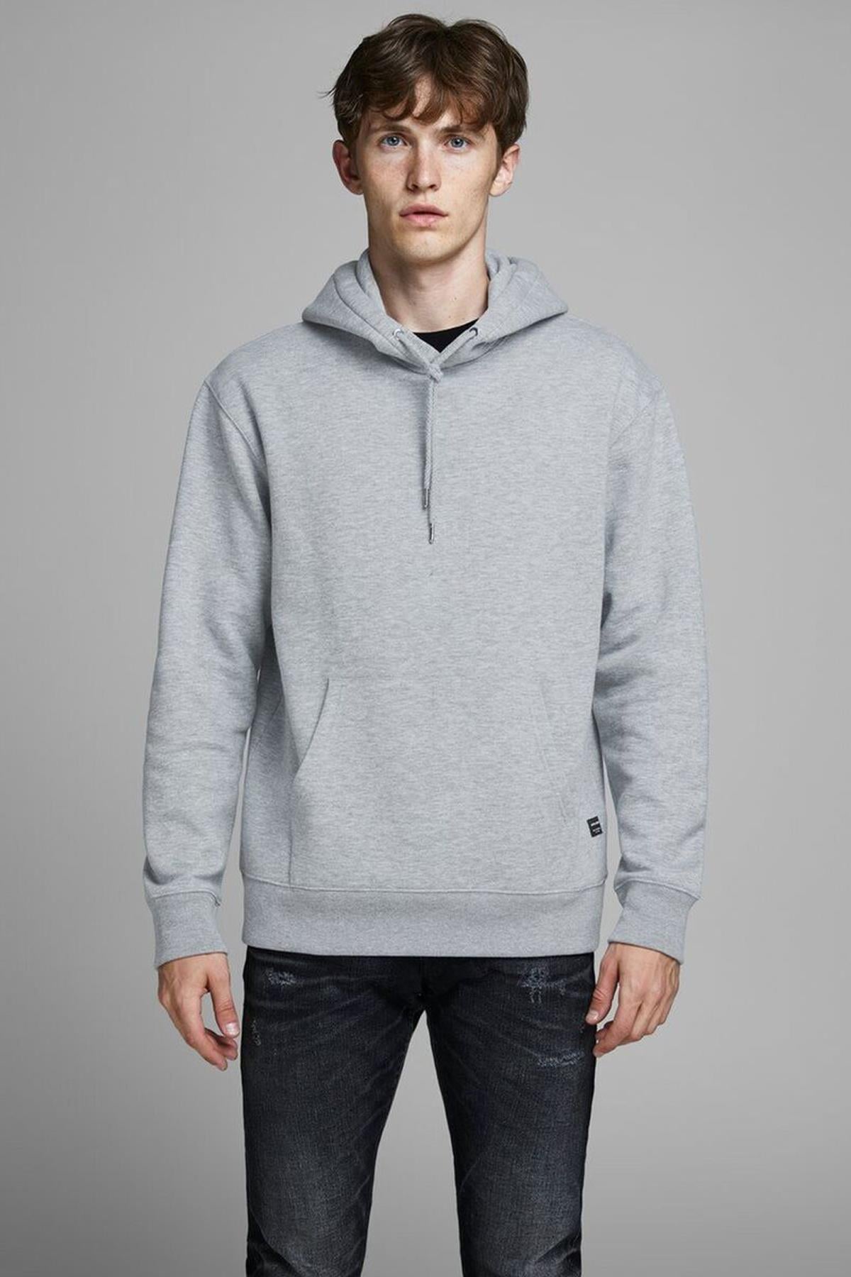 Jack & Jones Erkek Kapüşonlu Sweatshirt - 12161145 - Jack & Jones - 12161145