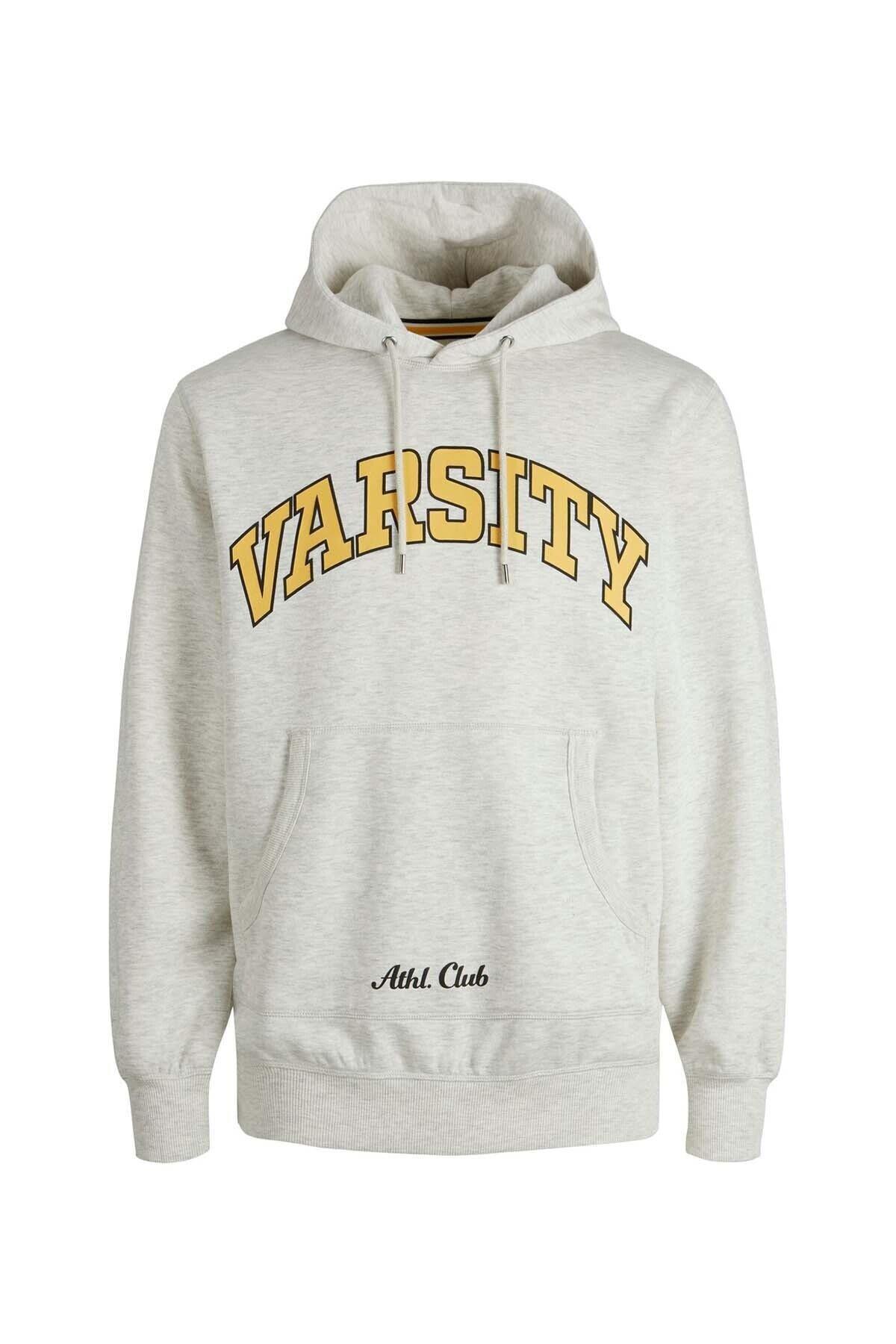 Jack & Jones Erkek Kolej Kapüşonlu Sweatshirt - 12207368 - Jack & Jones - 12207368