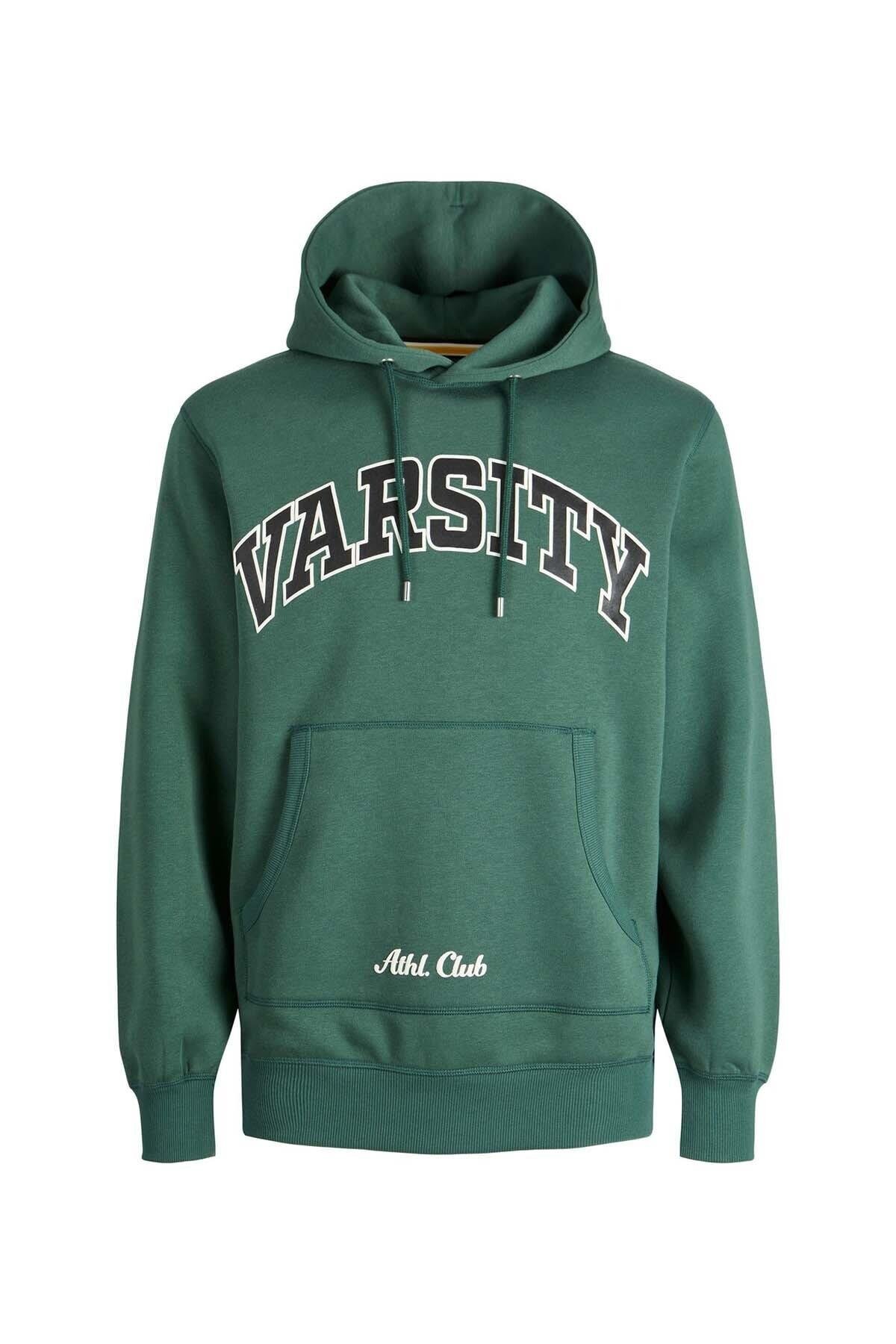 Jack & Jones Erkek Kolej Kapüşonlu Sweatshirt - 12207368 - Jack & Jones - 12207368